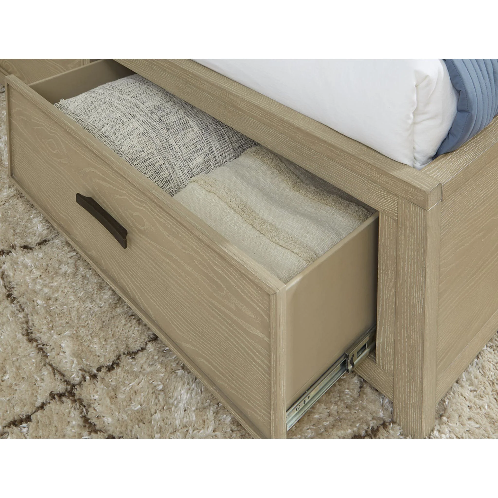 Calmoro-Exclusive Bookcase Storage Bed - Image 9