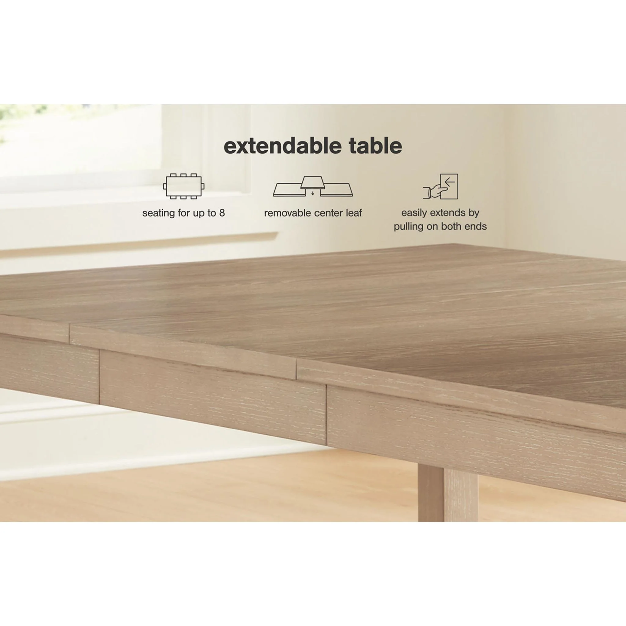Calmoro-Exclusive Counter Height Extension Table - Image 9