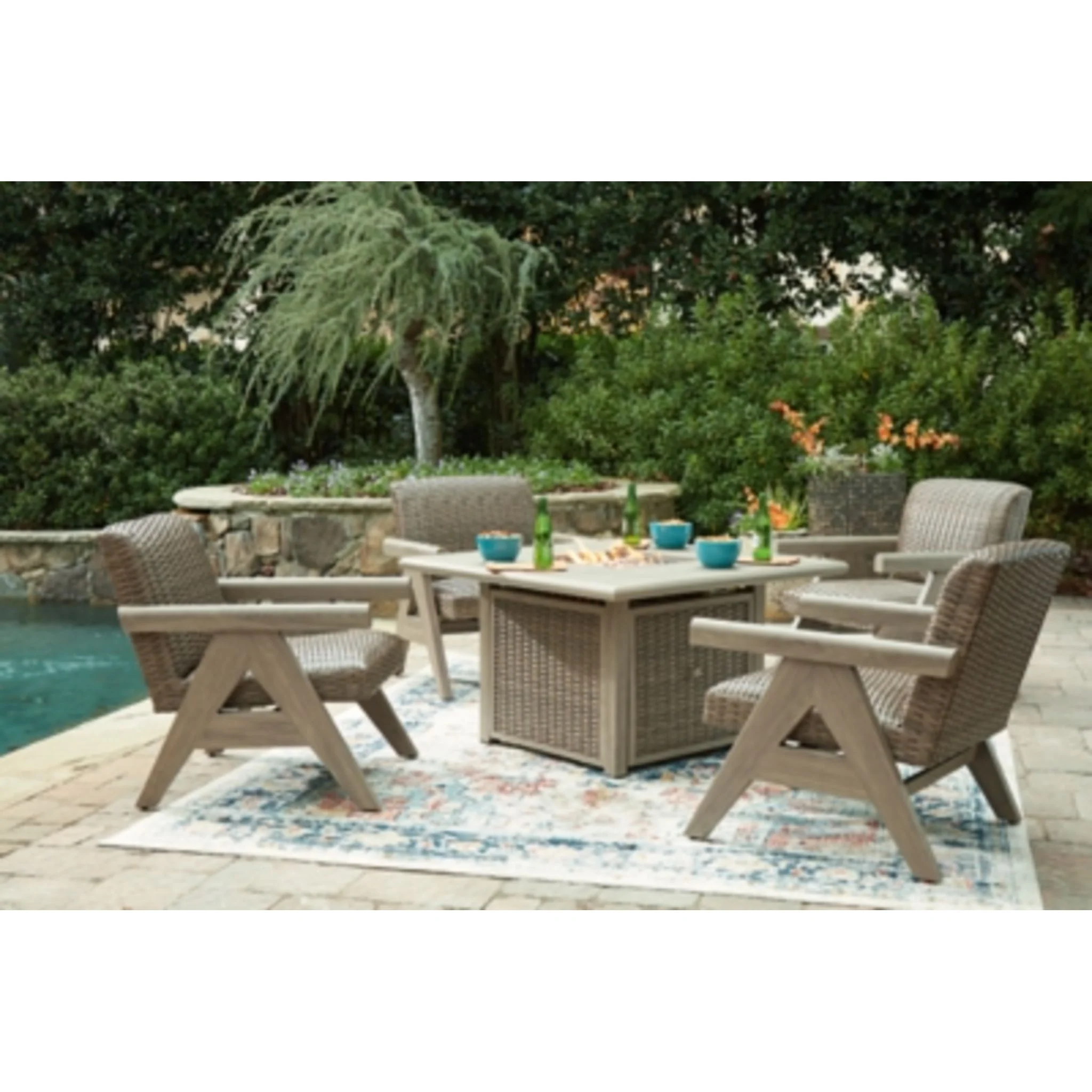 Carisbo 5 Piece Outdoor Seating - Image 6