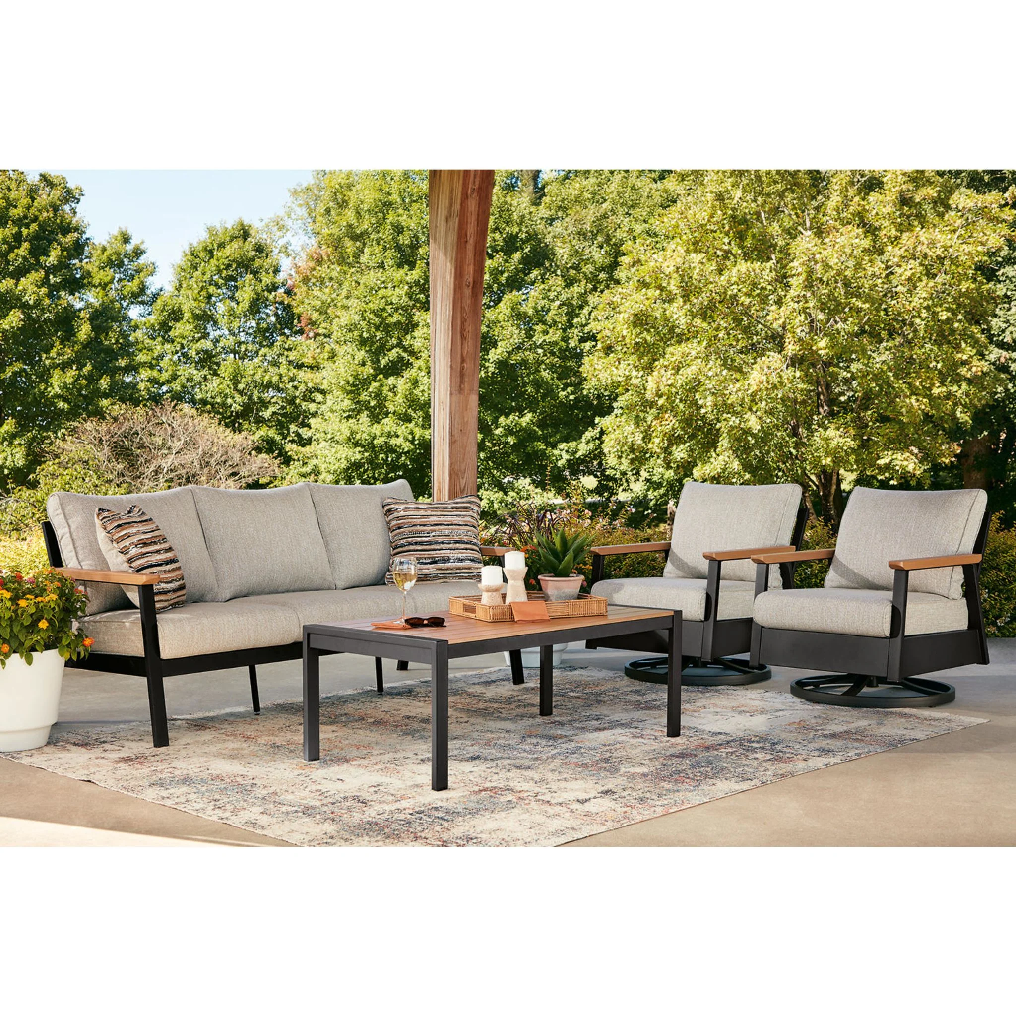 Carlsbad Beach 4 Piece Outdoor Seating - Image 4