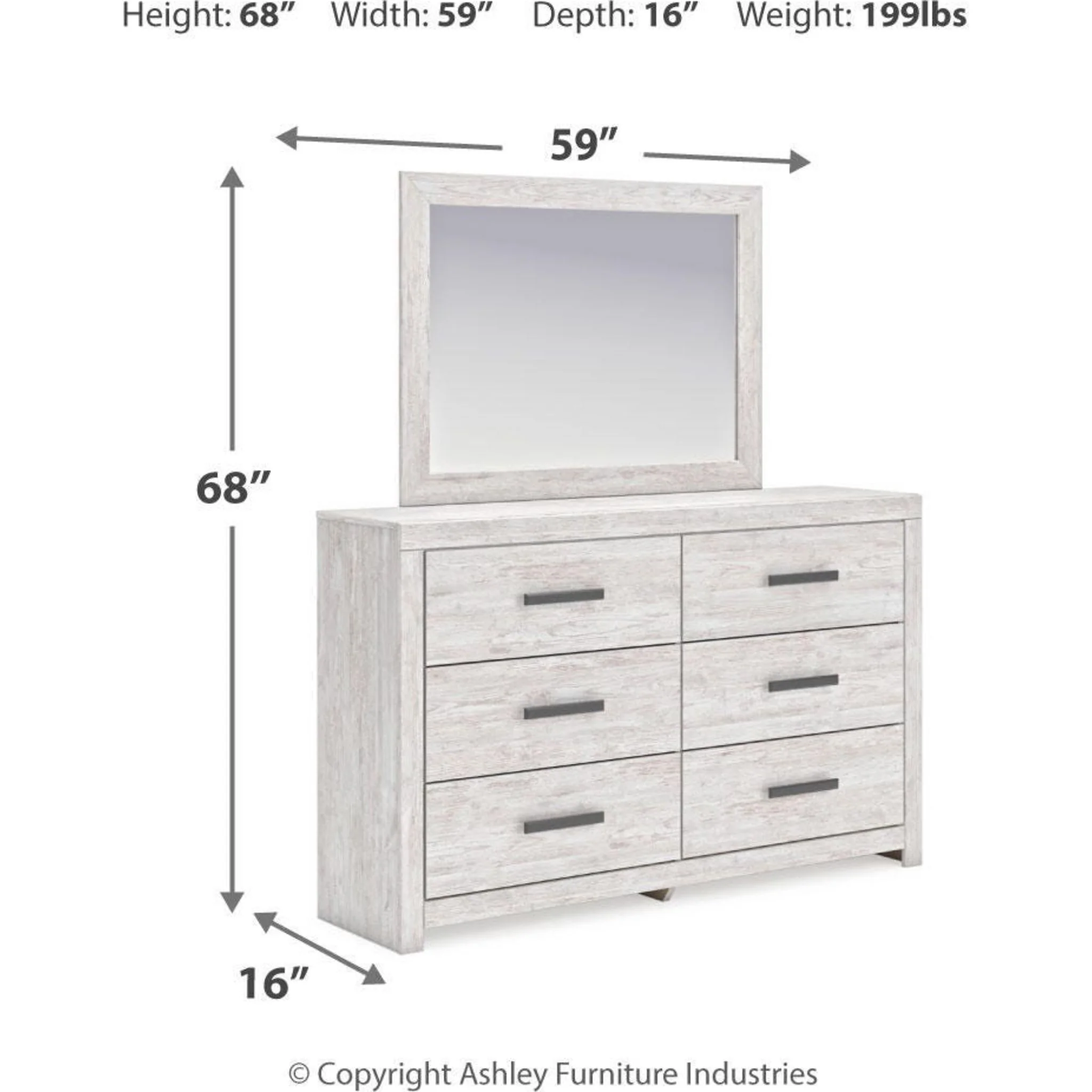 Cayboni 5 Piece Twin Panel Bedroom - Image 28