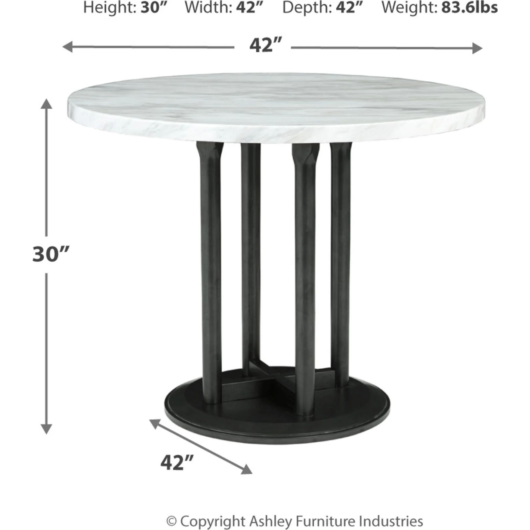 Centiar Round Dining Table - Image 4
