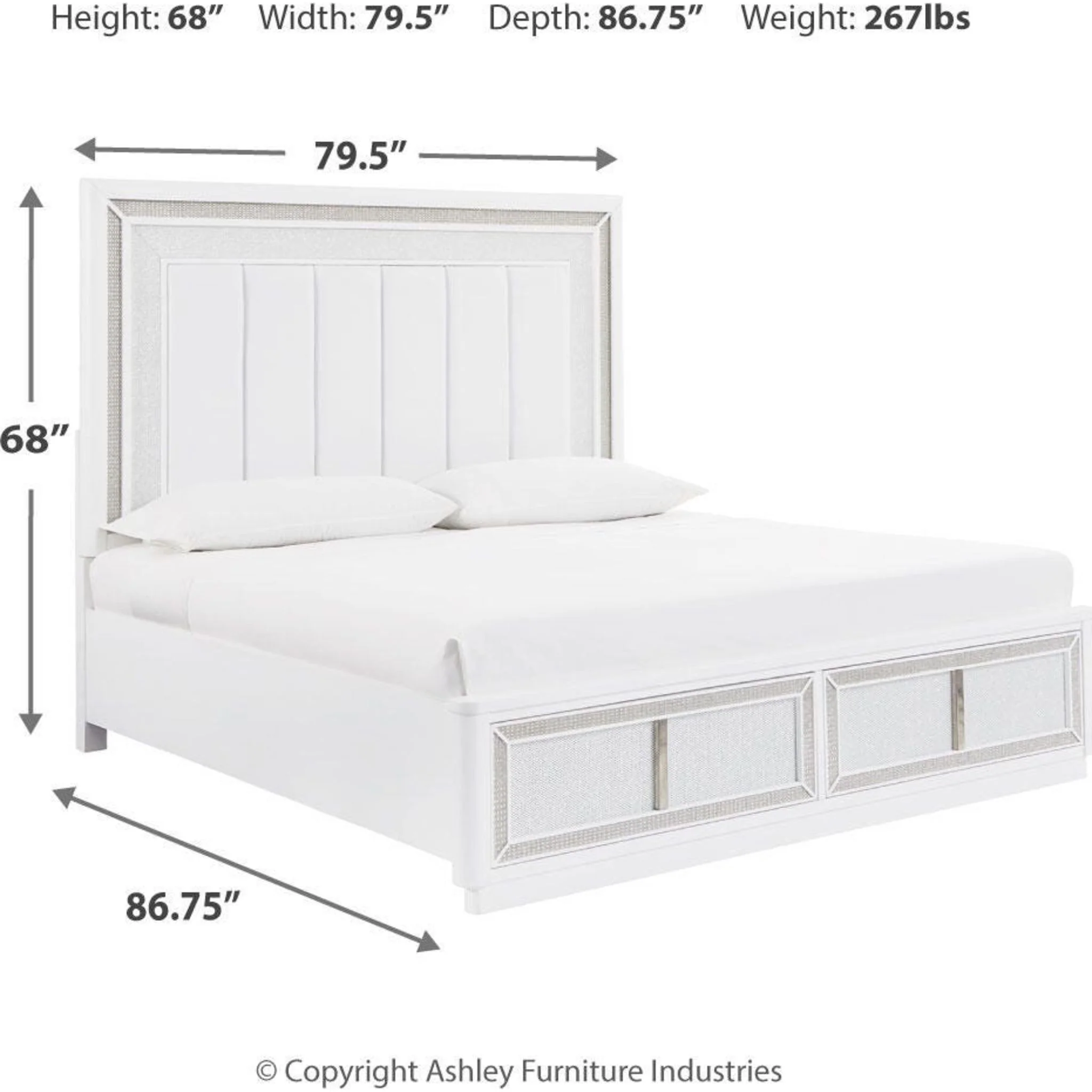 Chalanna Storage Bed - Image 30