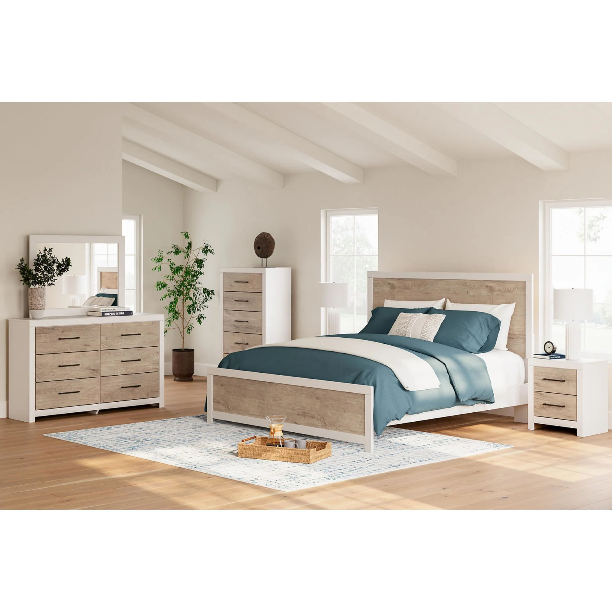 Charbitt Dresser and Mirror - Image 9
