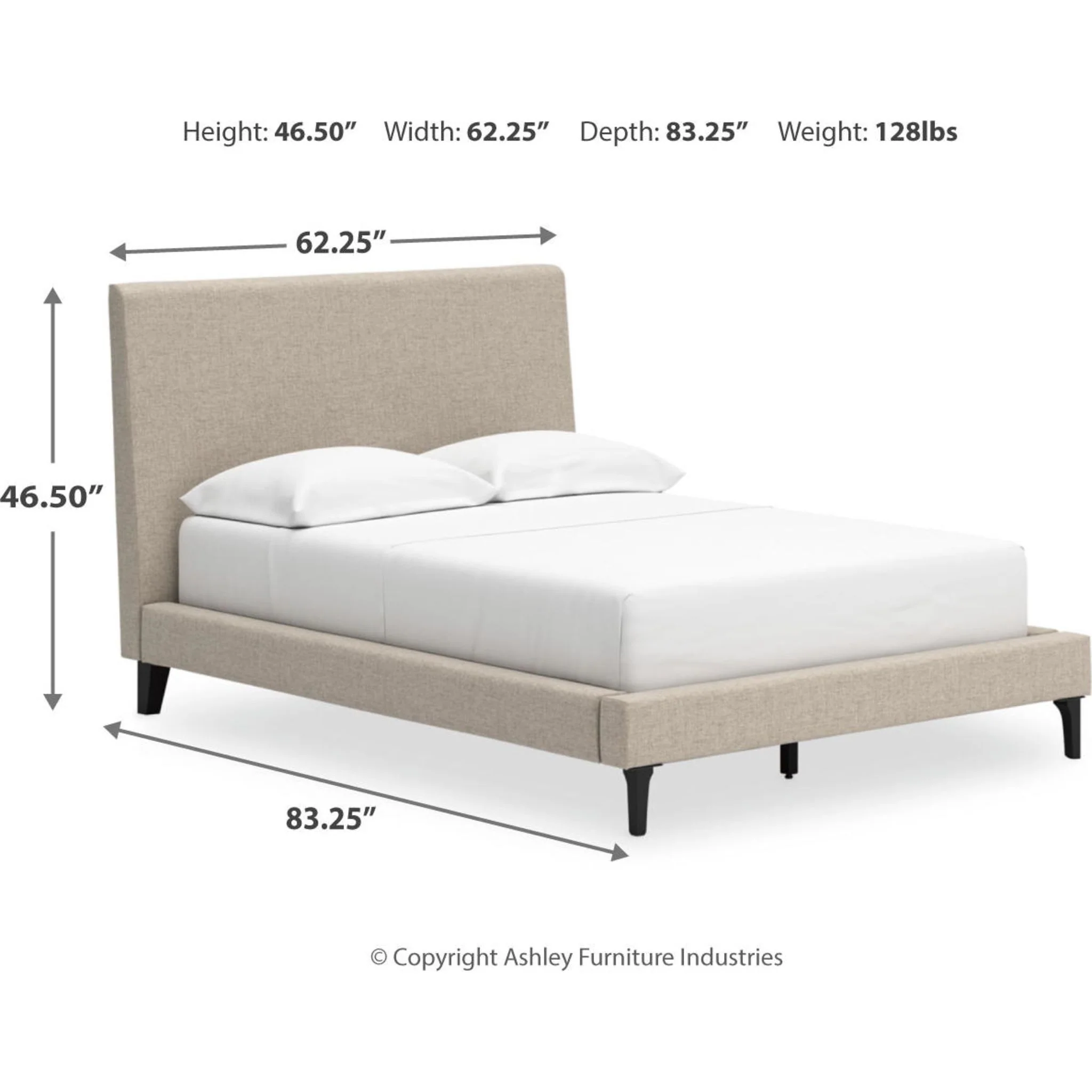 Cielden Full Upholstered Bed - Image 5