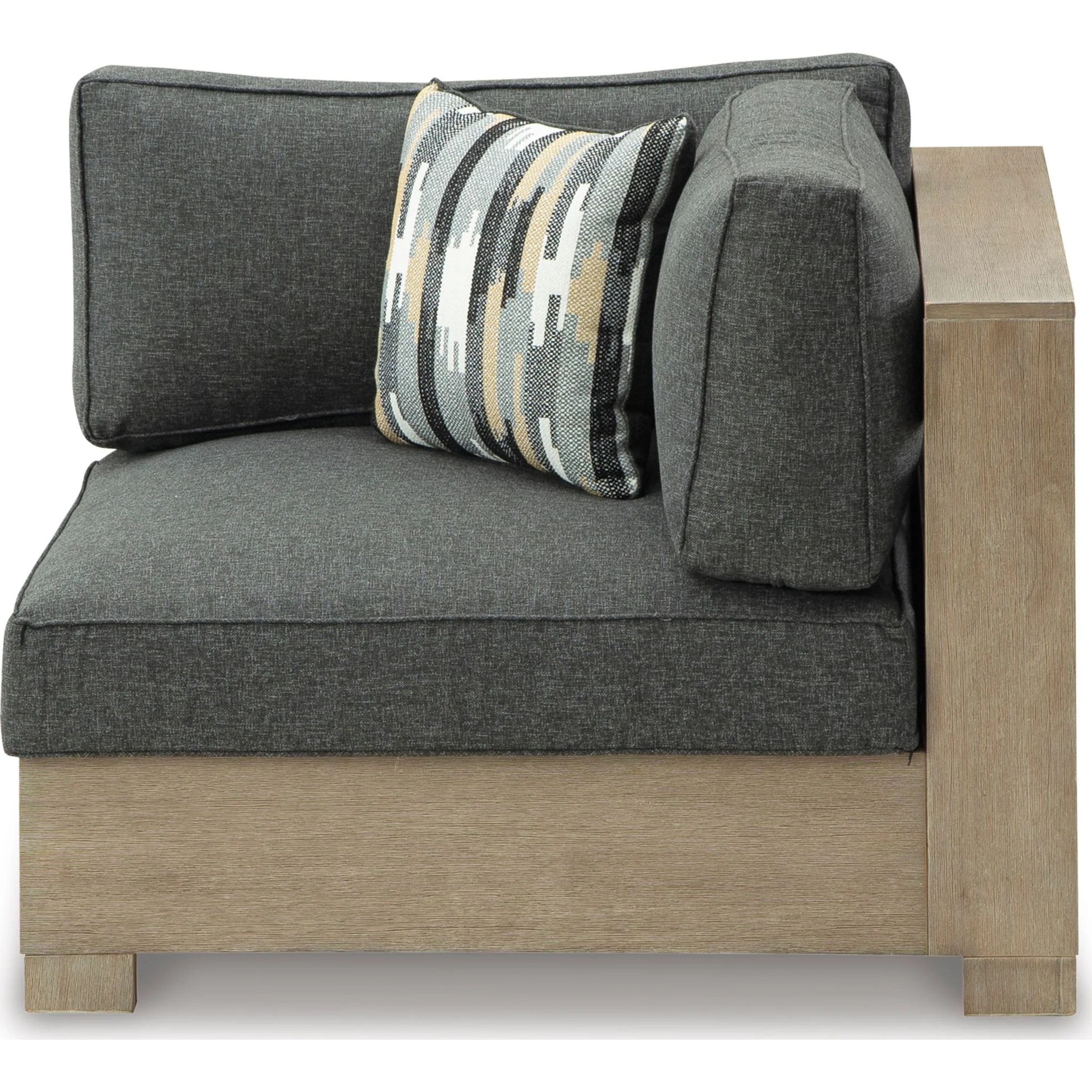 Citrine Park Outdoor Right Arm Facing Chair with Cushion