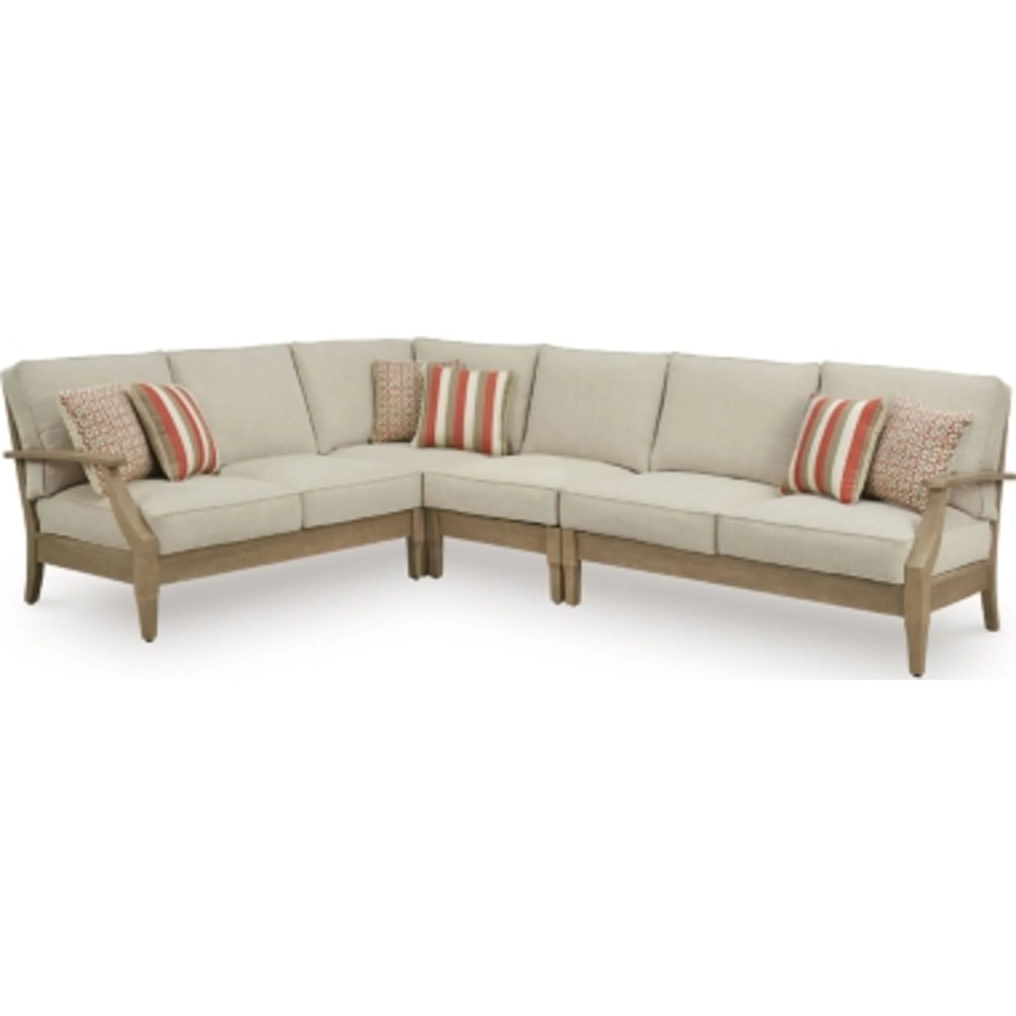 Clare View 4 Piece Outdoor Modular Sectional - Image 18
