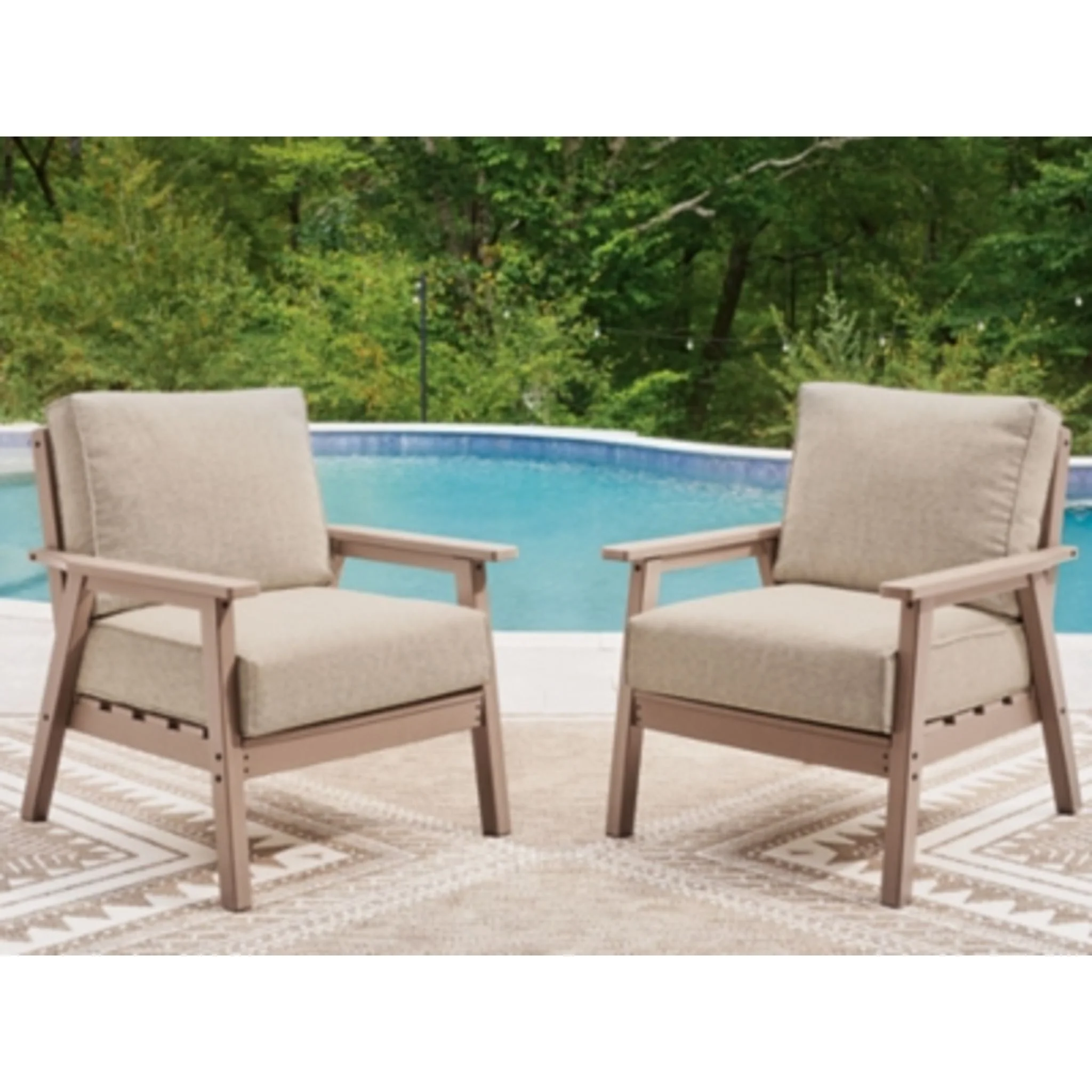 Cliffs Beach Outdoor Lounge Chair with Cushion (Set of 2) - Image 13
