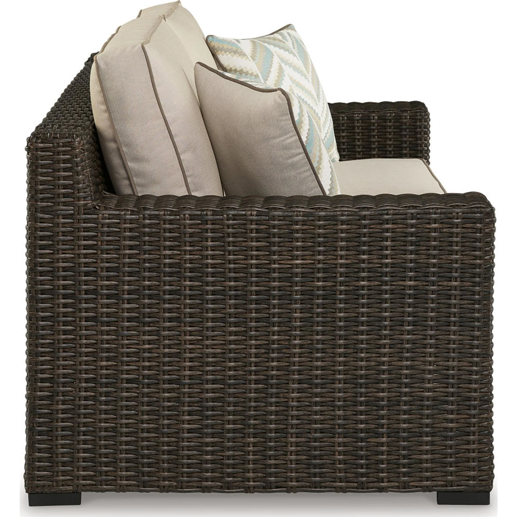 Coastline Bay Outdoor Loveseat with Cushion - Image 9