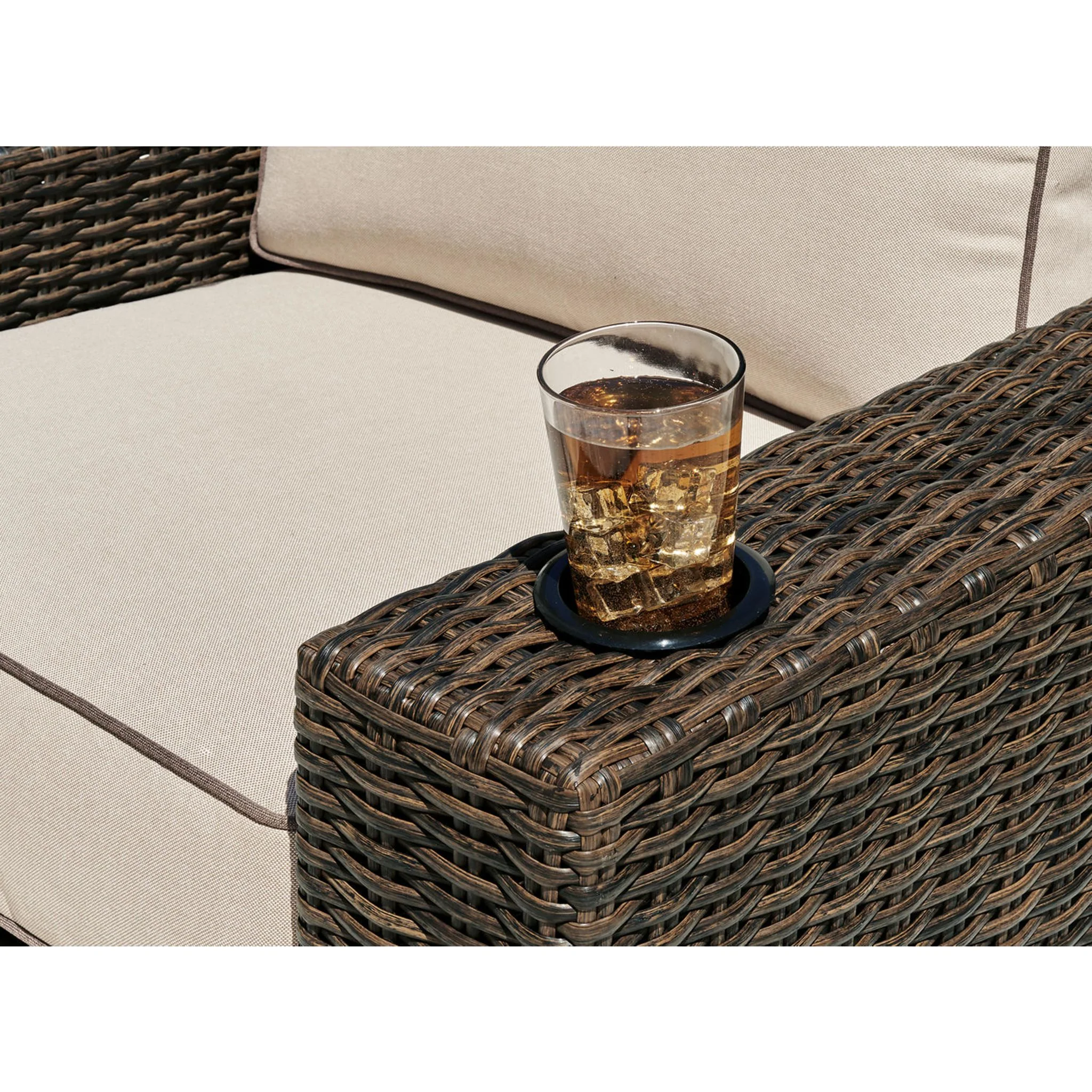 Coastline Bay Outdoor Swivel Lounge Chair with Cushion - Image 38