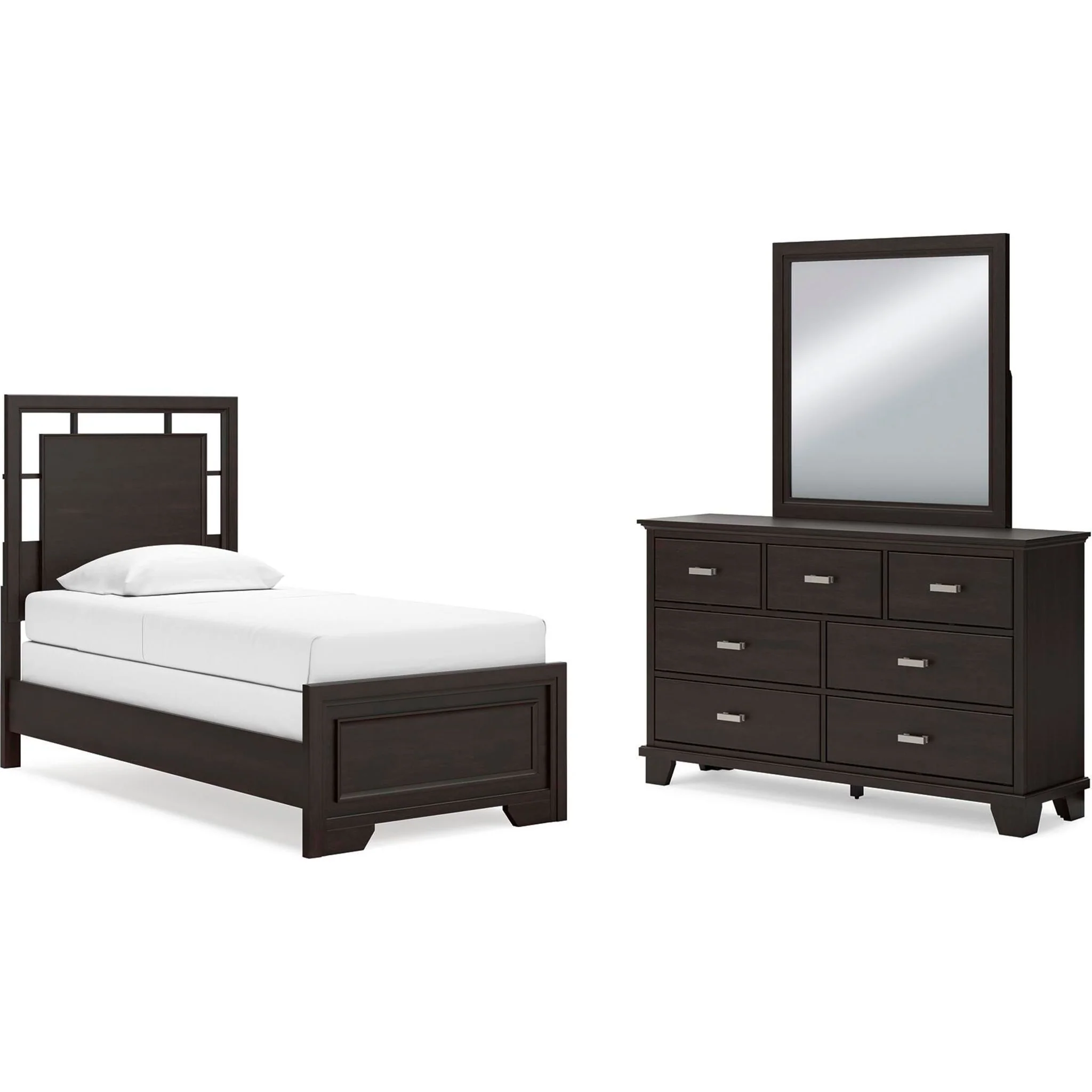 Covetown 5 Piece Twin Panel Bedroom - Image 28