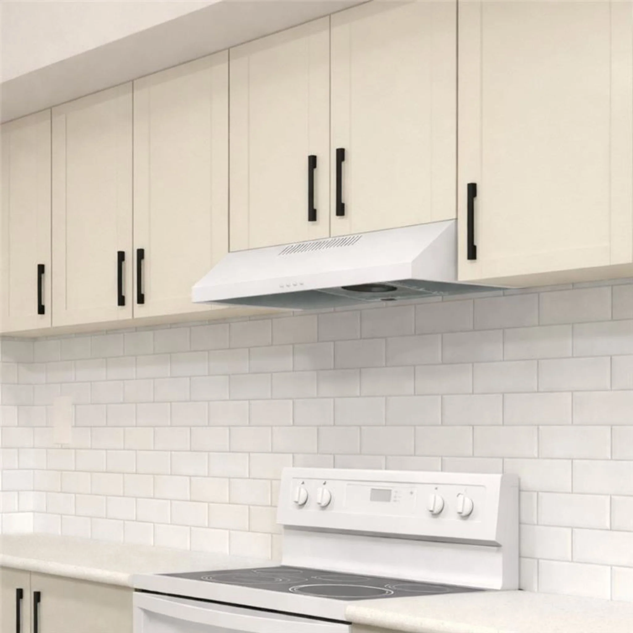 Cyclone Under Cabinet Range Hood  24" - White (EU1825D24W) - Image 2