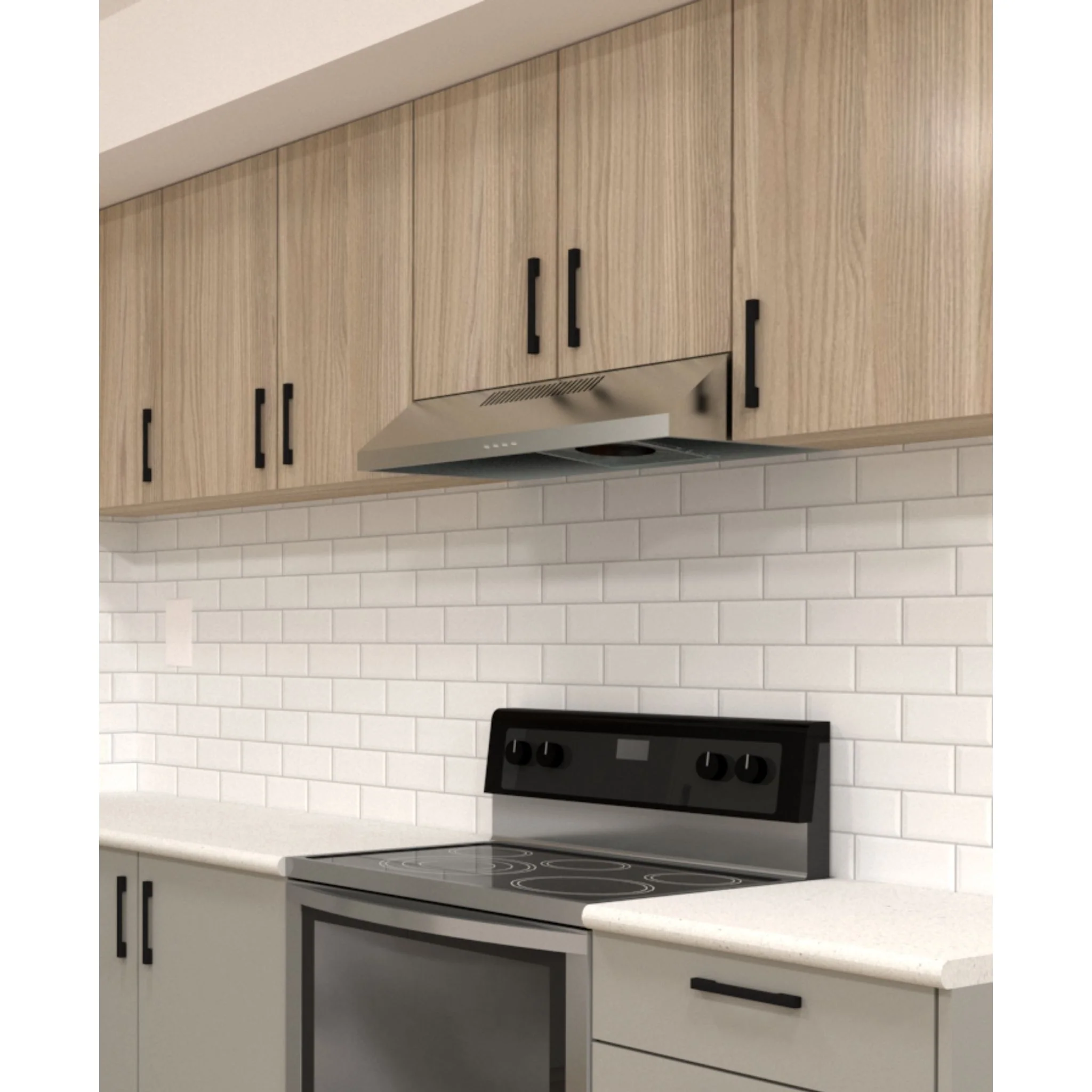 Cyclone Under Cabinet Range Hood  24" - Stainless Steel (EU1825D24SS) - Image 2