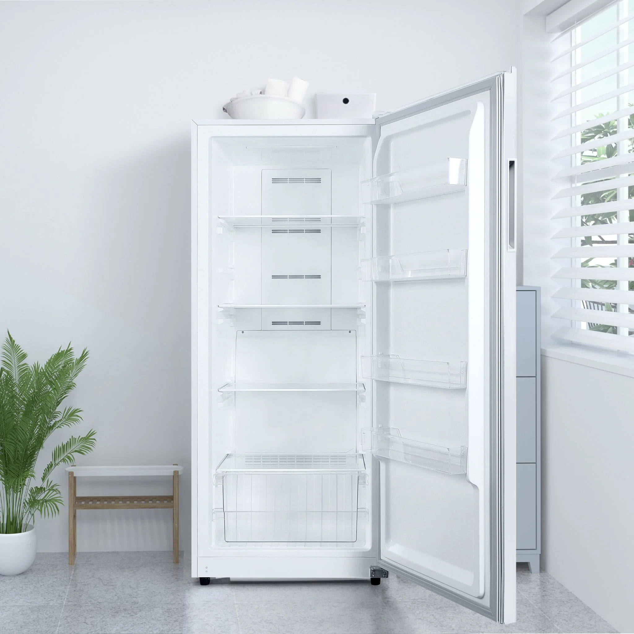 Danby 14.0 cu. ft. Frost Free Convertible Upright Freezer -White (DUF140A1WDB) - Image 12