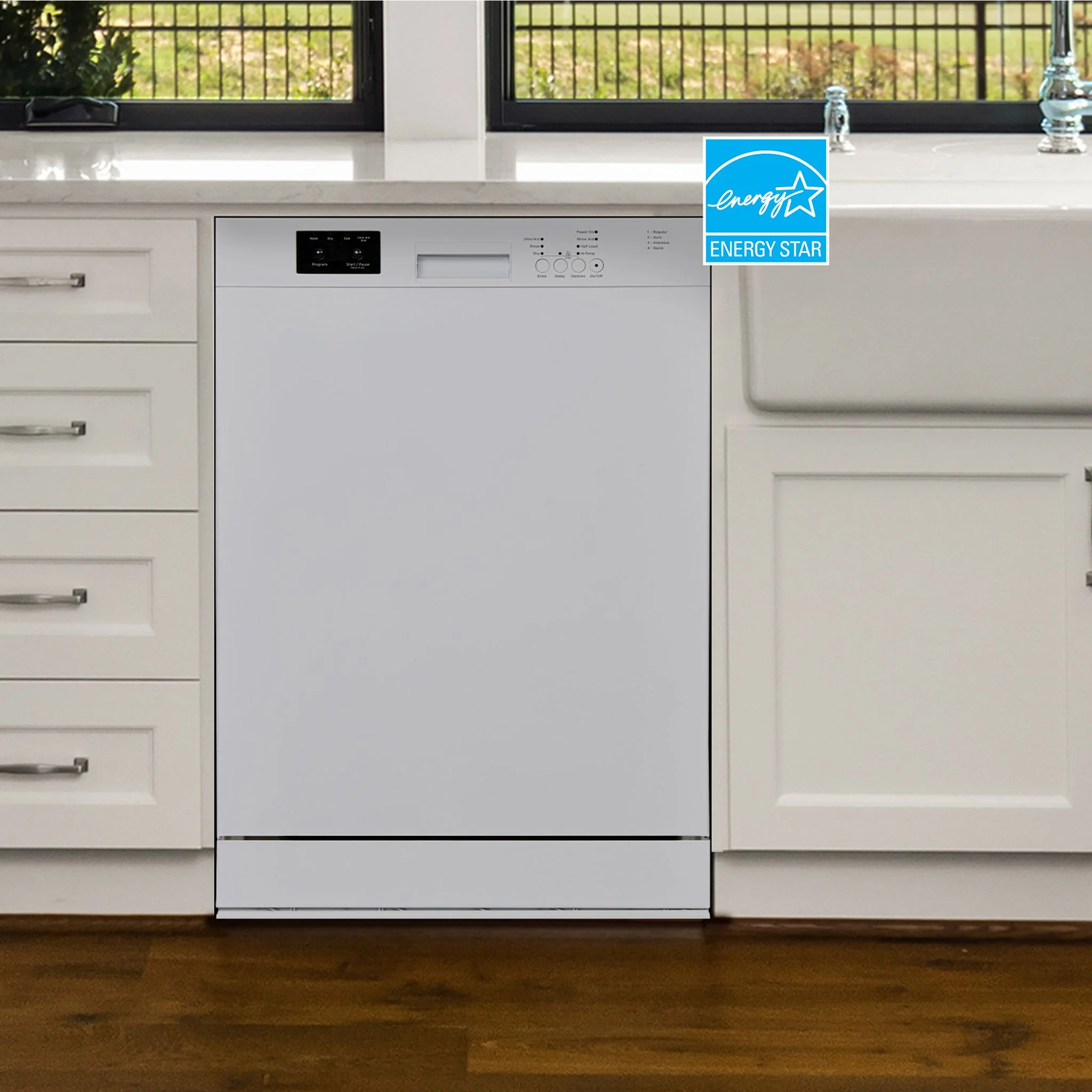 Danby 24? Wide Built-in Dishwasher -White (DDW2400EW) - Image 4