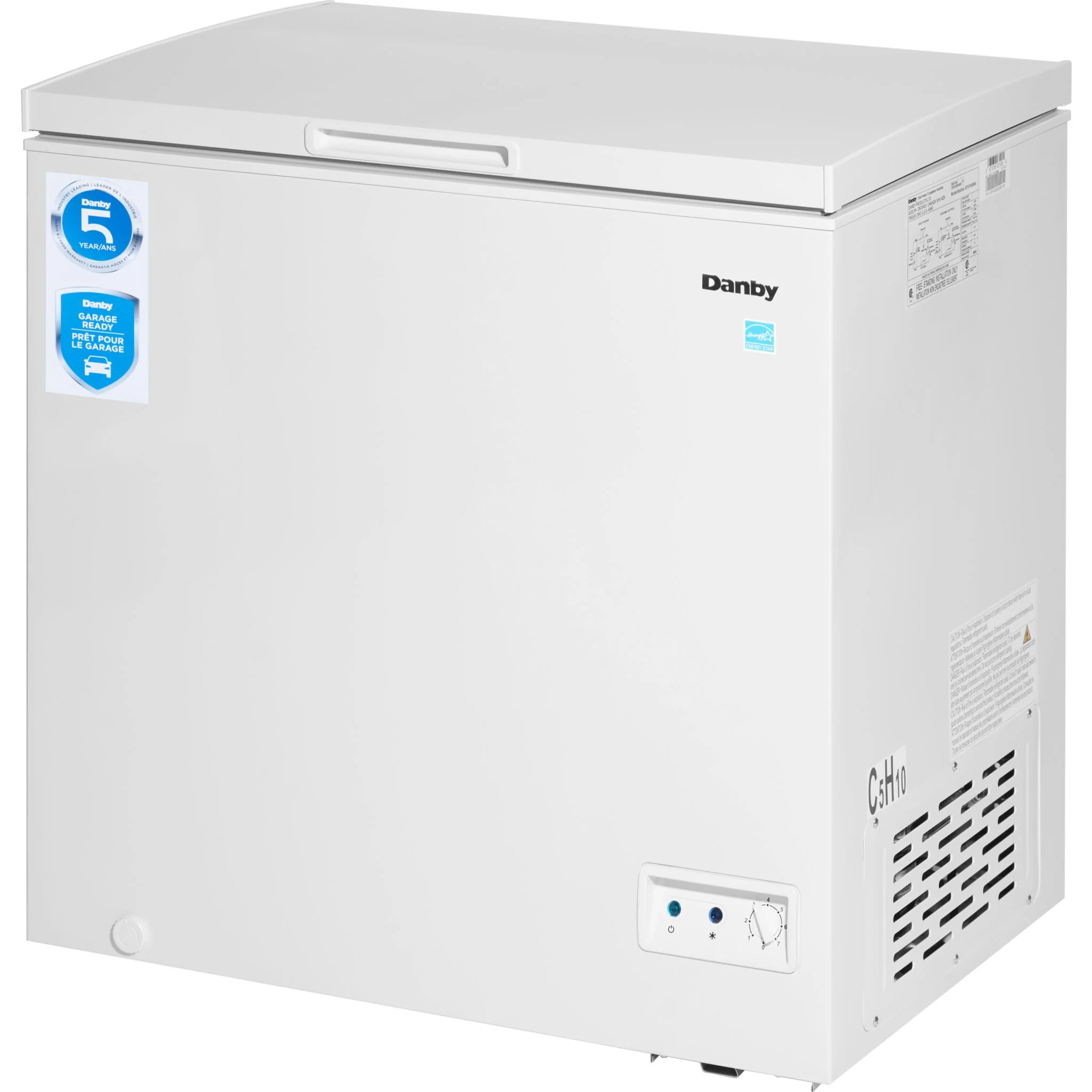 Danby 7.0 cu. ft. Square Model Chest Freezer -White (DCF070A5WDB) - Image 4