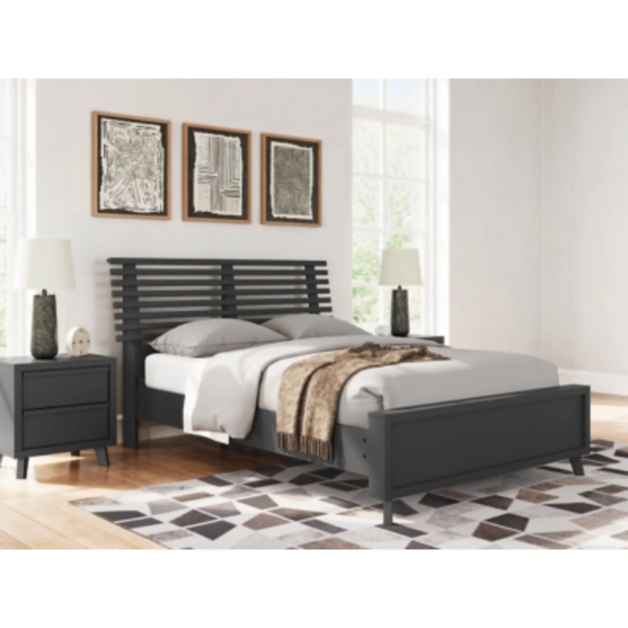 Danziar Full Slat Platform Bed - Image 33