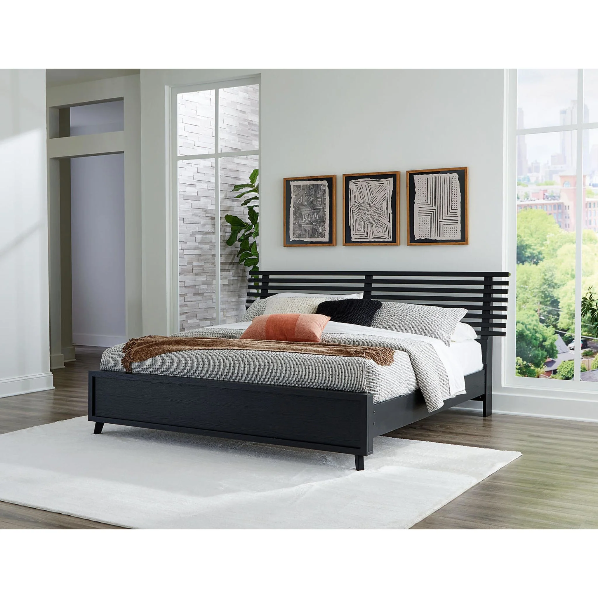 Danziar King Slat Platform Bed - Image 2