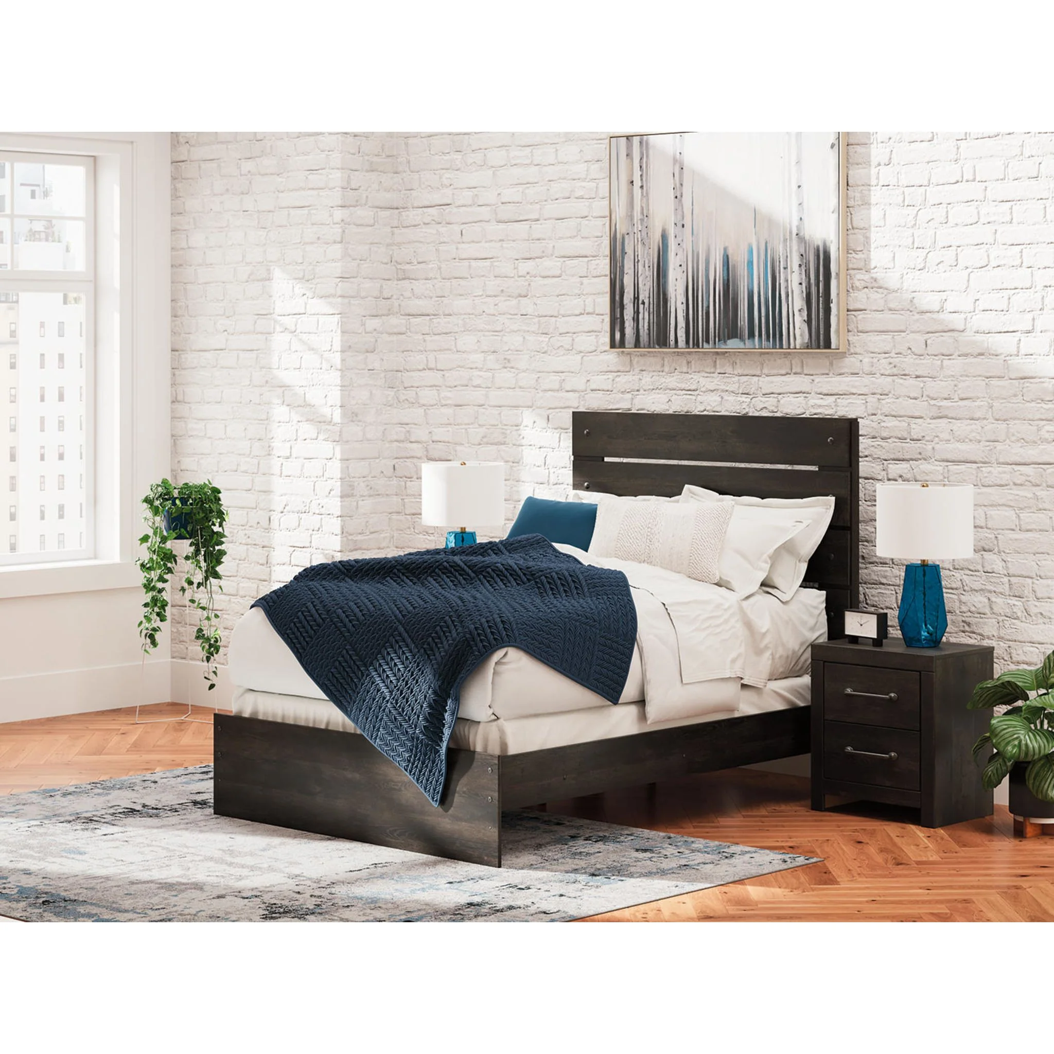 Delmorta 5 Piece Full Panel Bedroom - Image 20