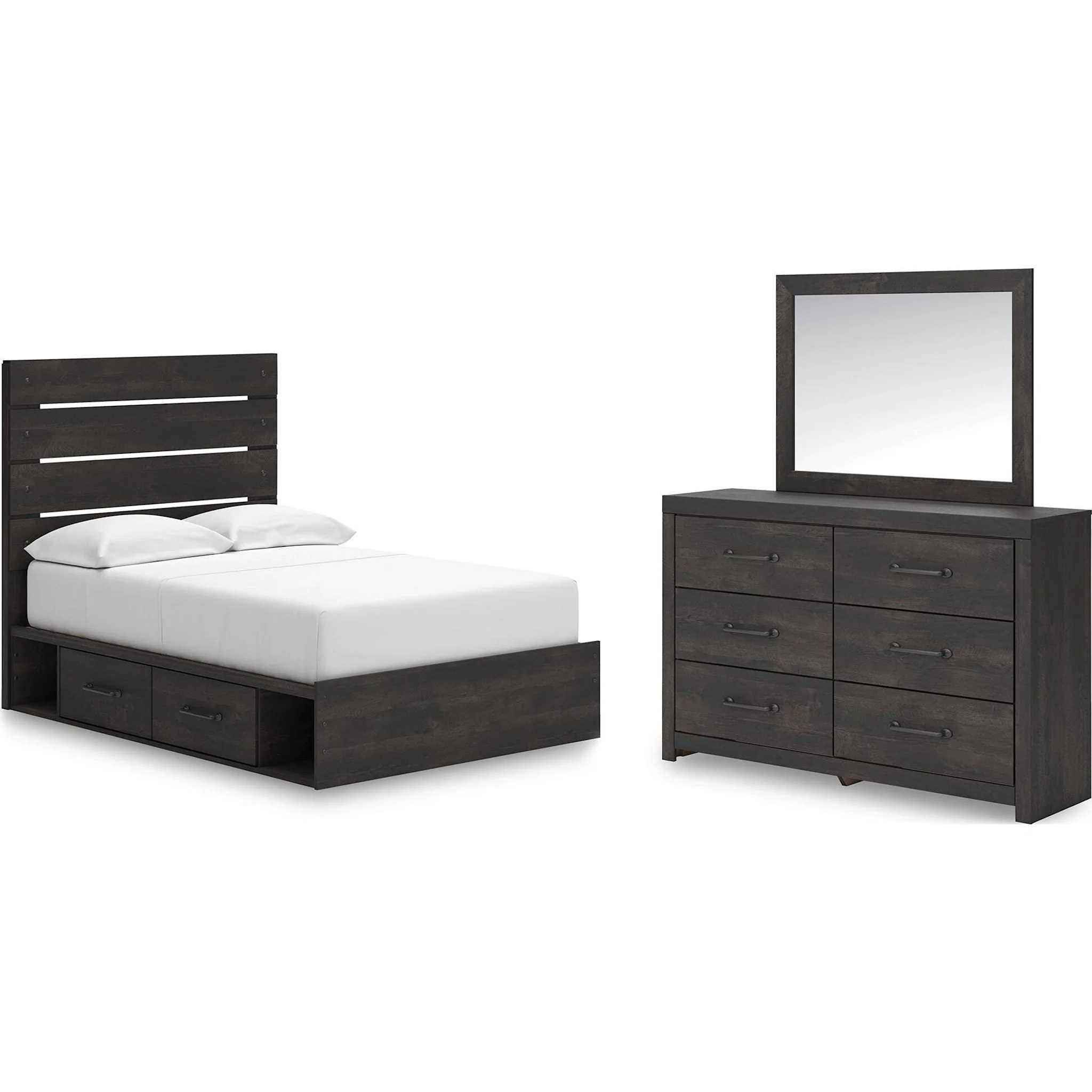 Delmorta 5 Piece Full Storage Bedroom - Image 65