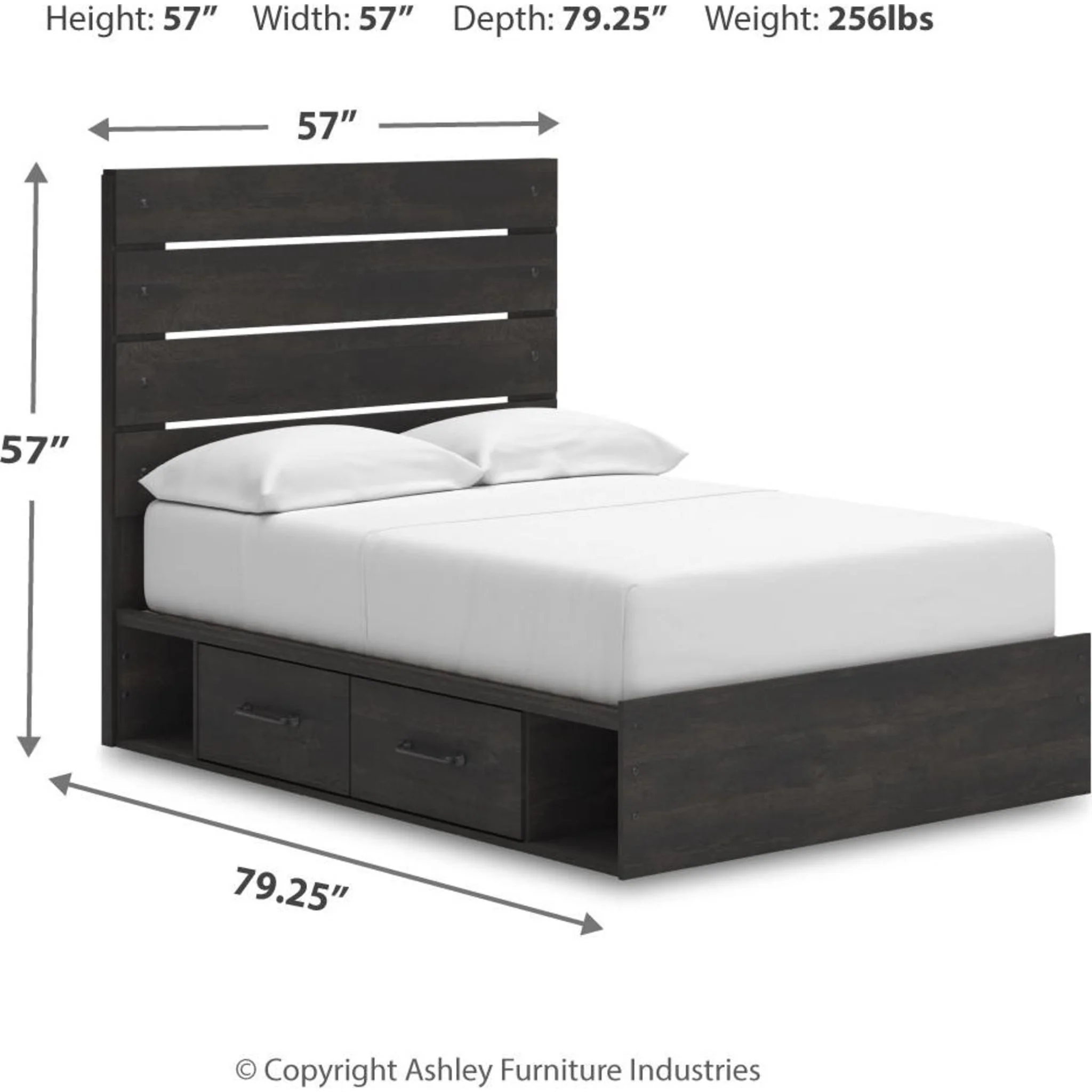 Delmorta 5 Piece Full Storage Bedroom - Image 16