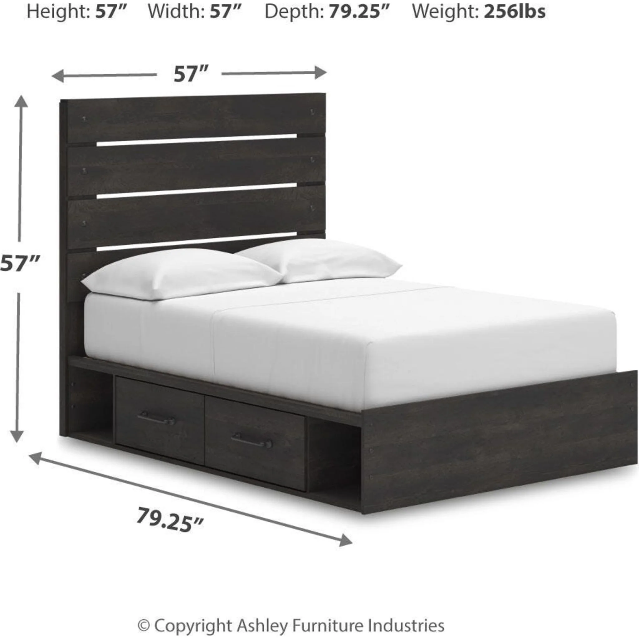Delmorta 5 Piece Full Storage Bedroom - Image 37