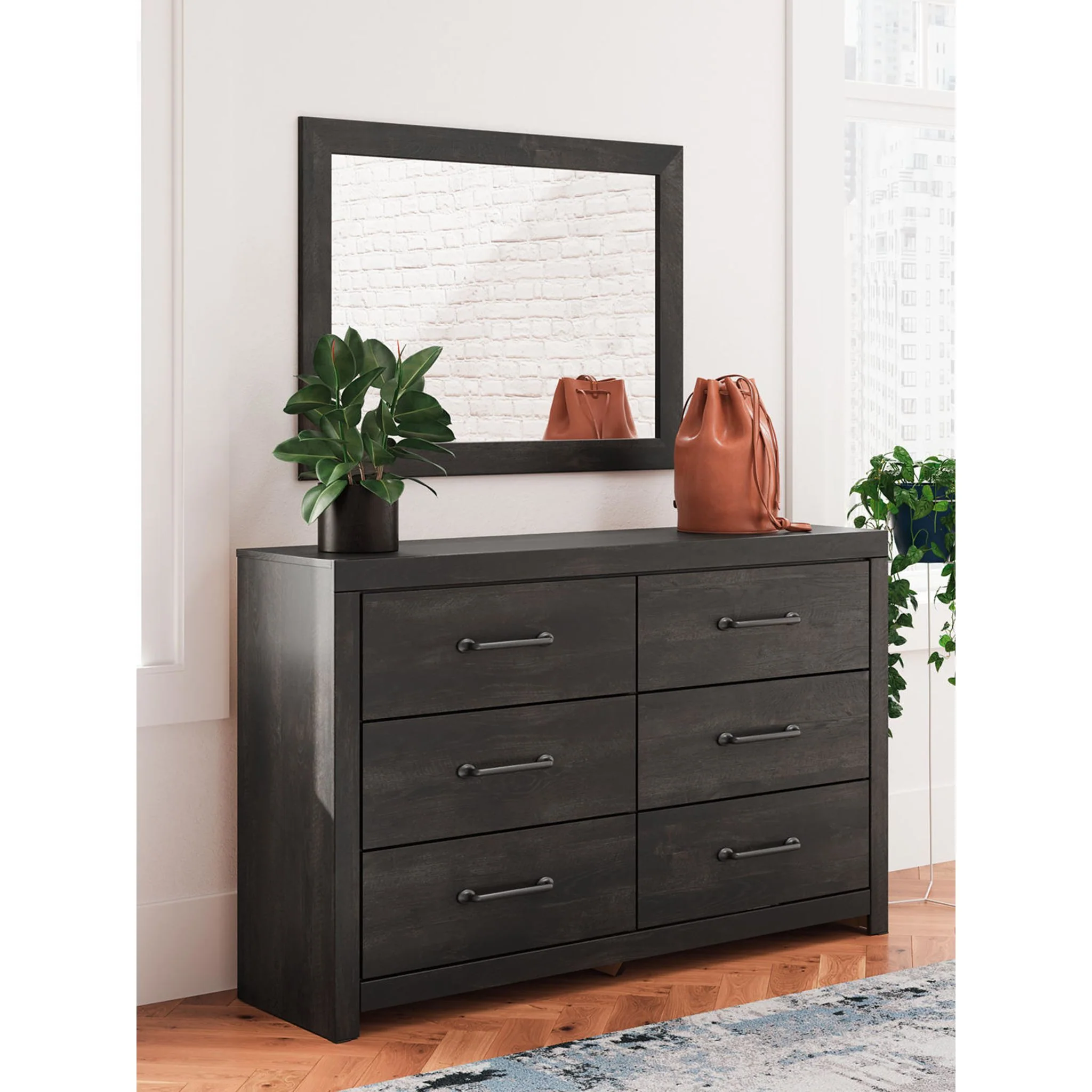Delmorta 5 Piece King Panel Bedroom - Image 10