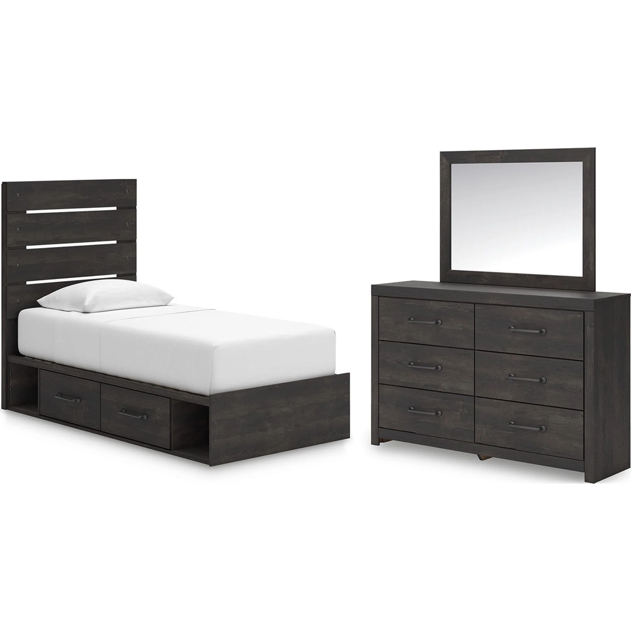 Delmorta 5 Piece Twin Storage Bedroom - Image 21