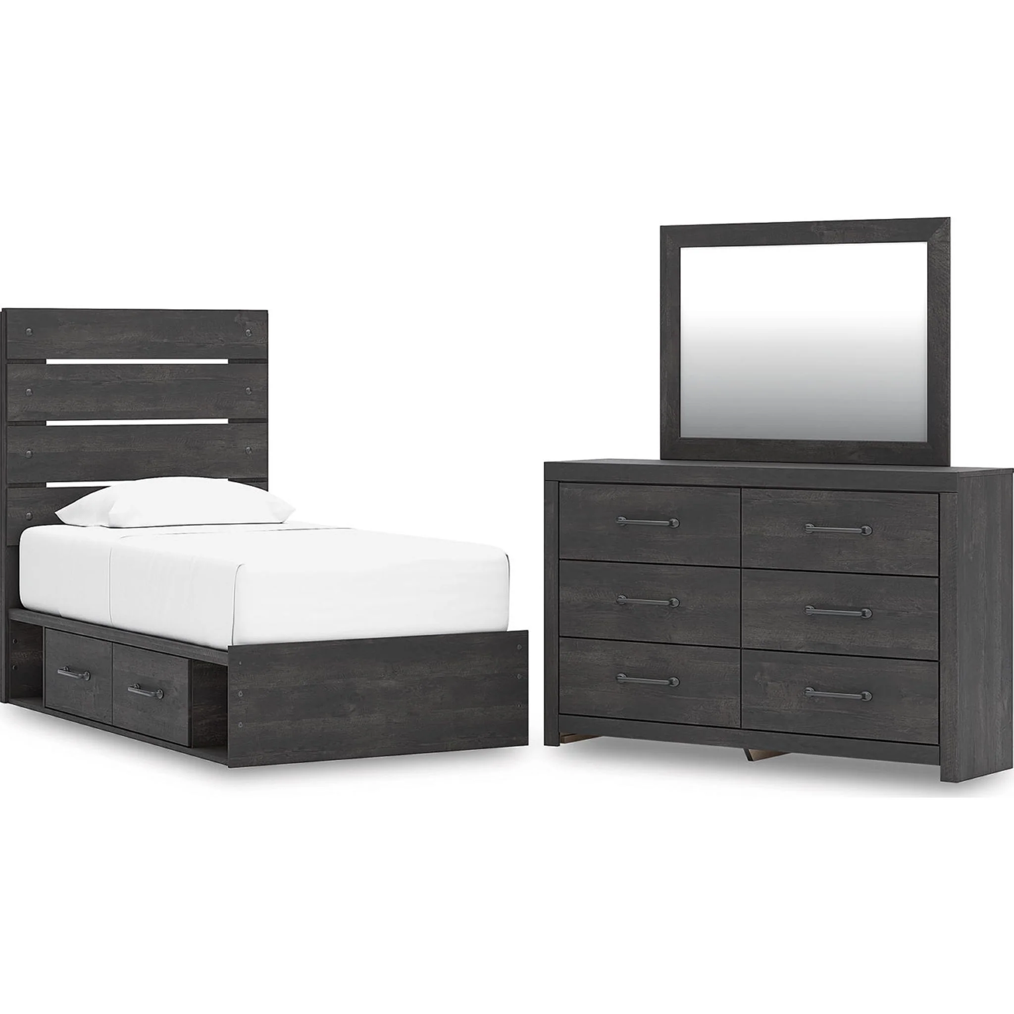 Delmorta 5 Piece Twin Storage Bedroom - Image 22