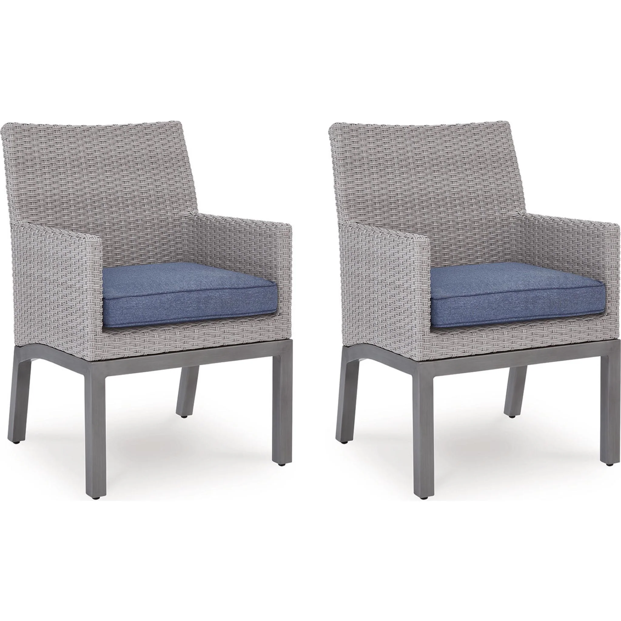 Dillon Beach Outdoor Arm Chair with Cushion (Set of 2)