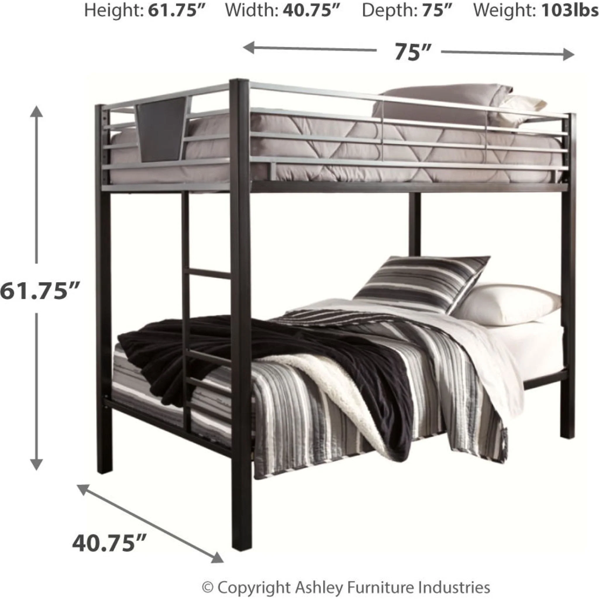 Dinsmore Twin/Twin Bunk Bed - Image 9