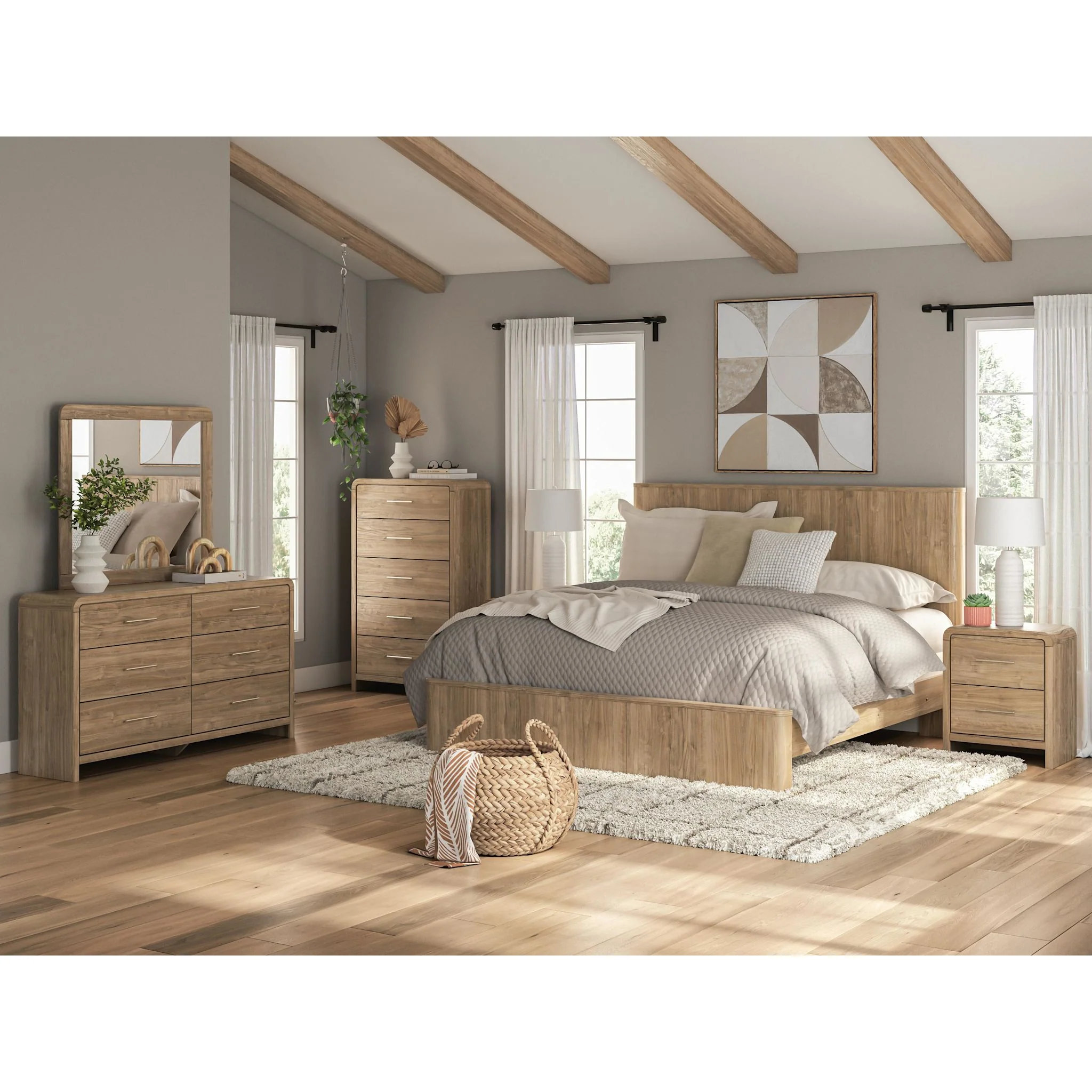 Dovander King Panel Bed - Image 3
