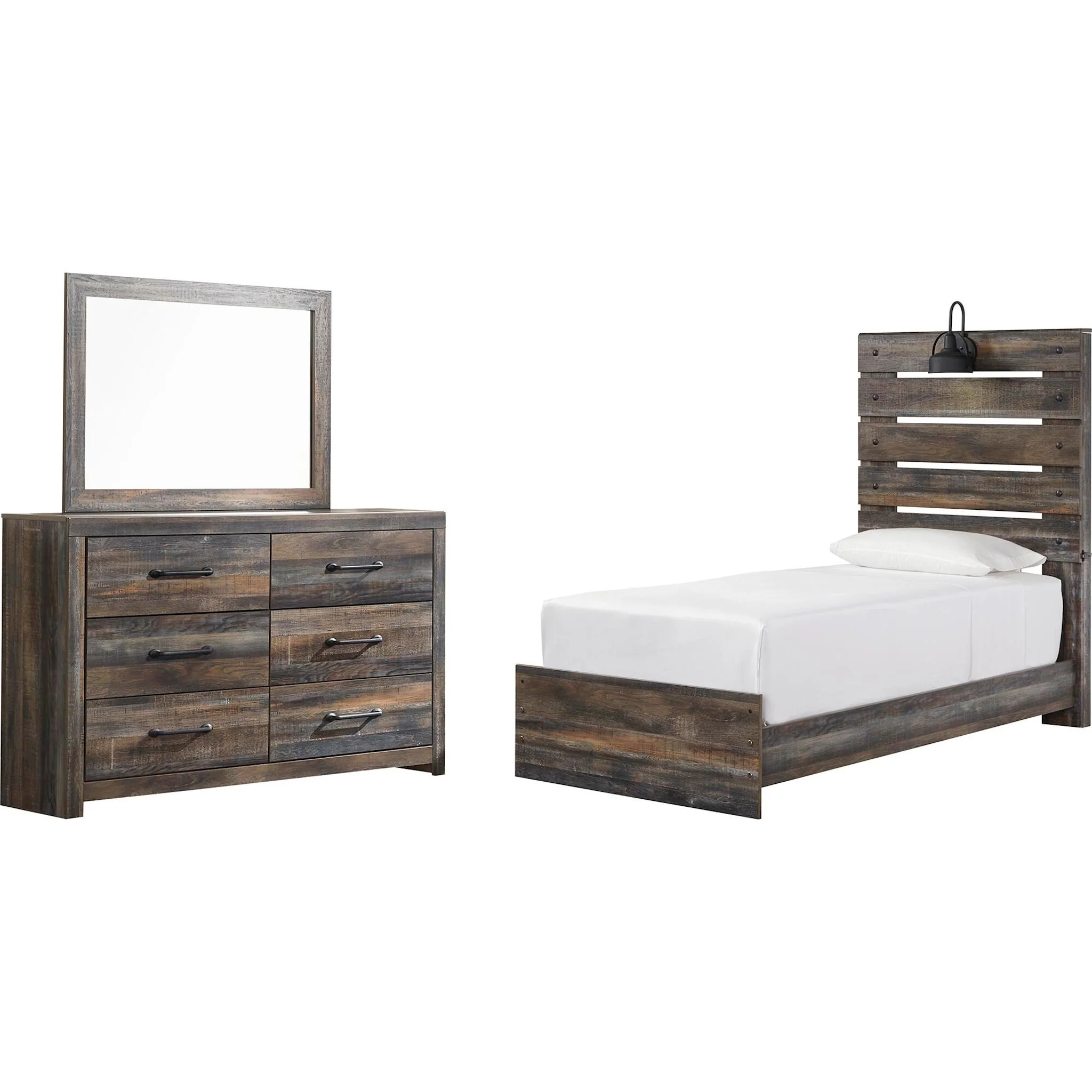 Drystan 5 Piece Panel Bedroom - Image 17