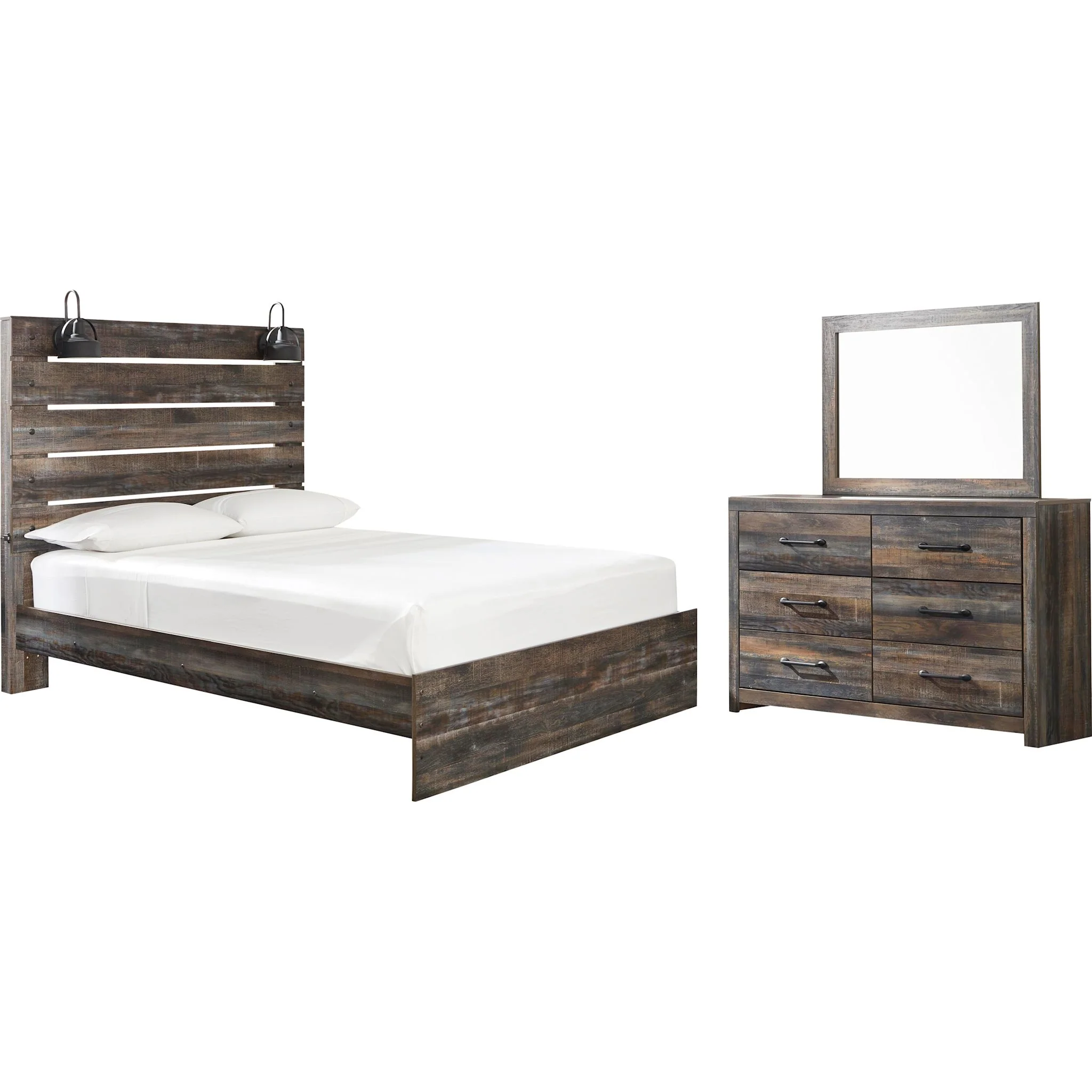 Drystan 5 Piece Panel Bedroom - Image 18