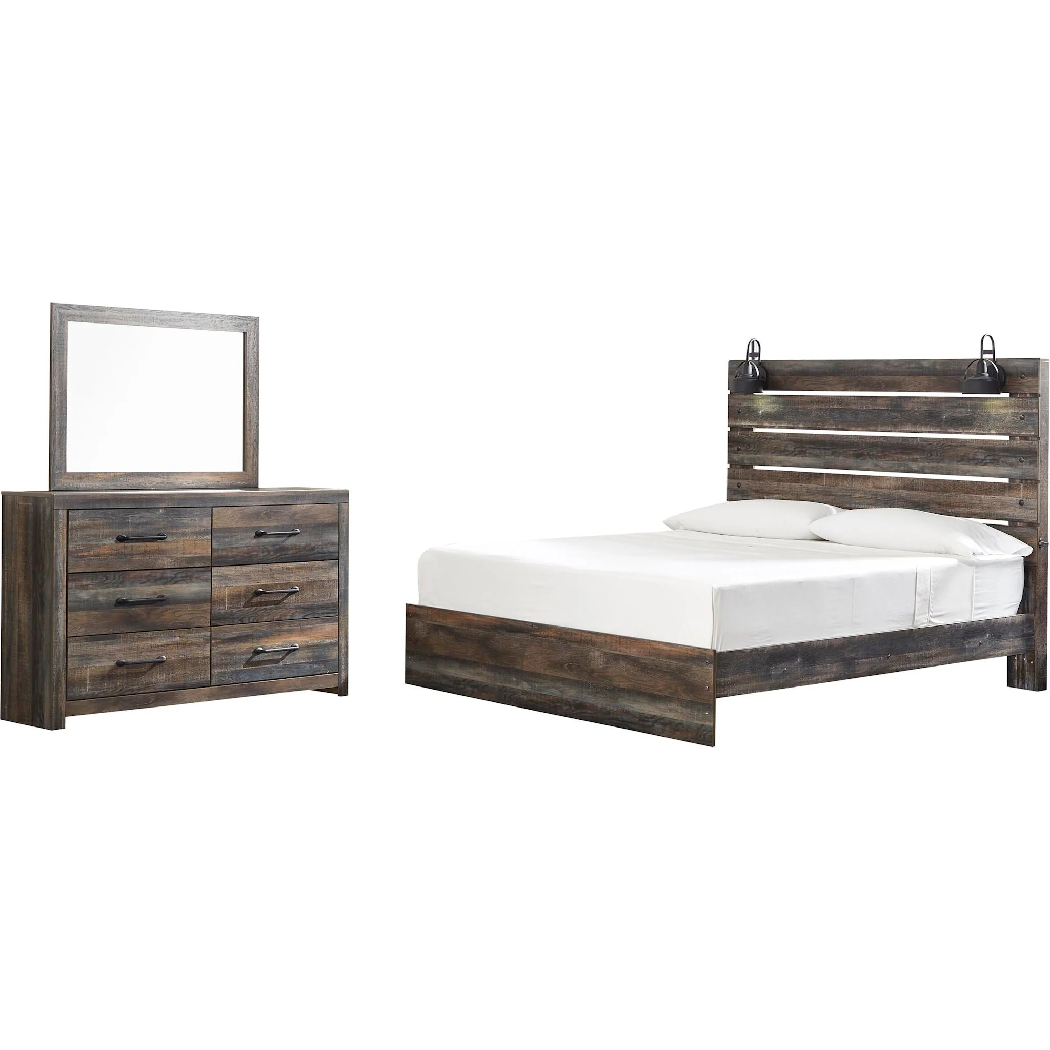 Drystan 5 Piece Panel Bedroom - Image 39