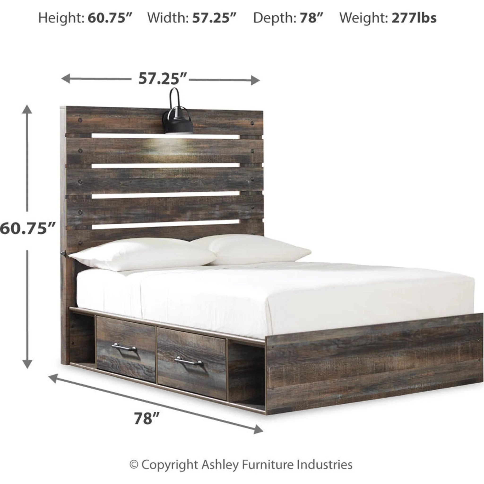 Drystan Panel Bed with 4 Drawer Storage - Image 60