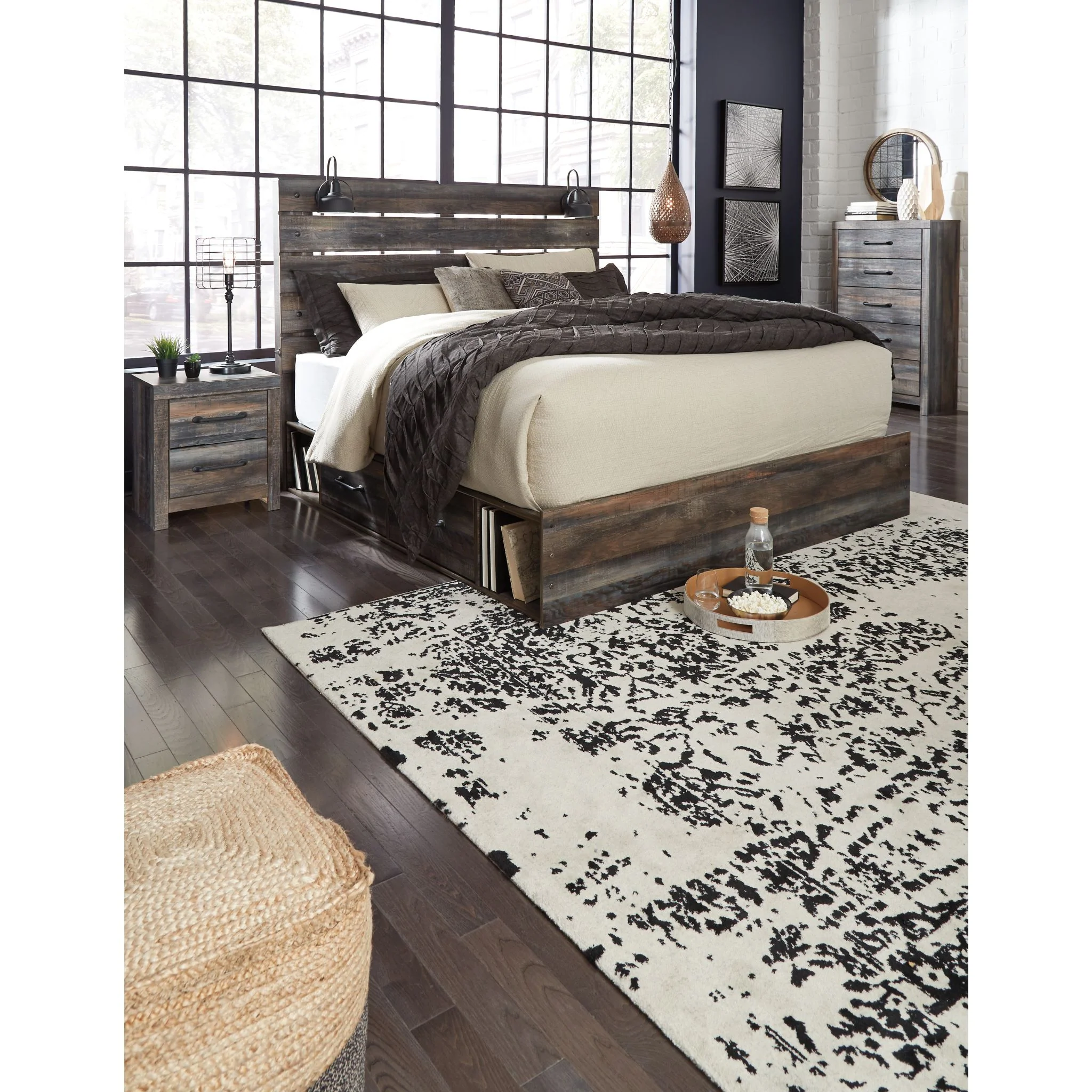 Drystan Panel Bed with 4 Drawer Storage - Image 19