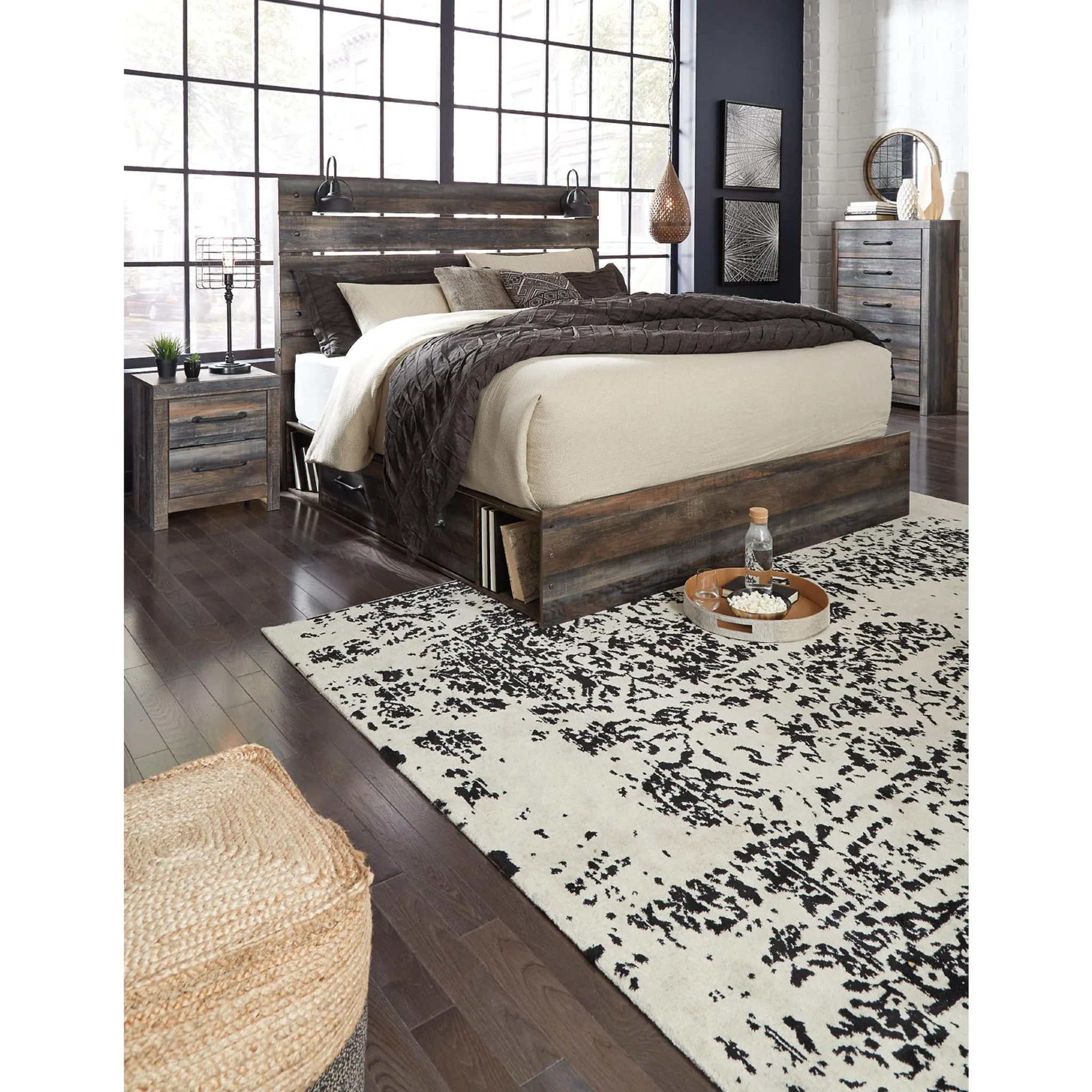 Drystan Panel Bed with 4 Drawer Storage - Image 26