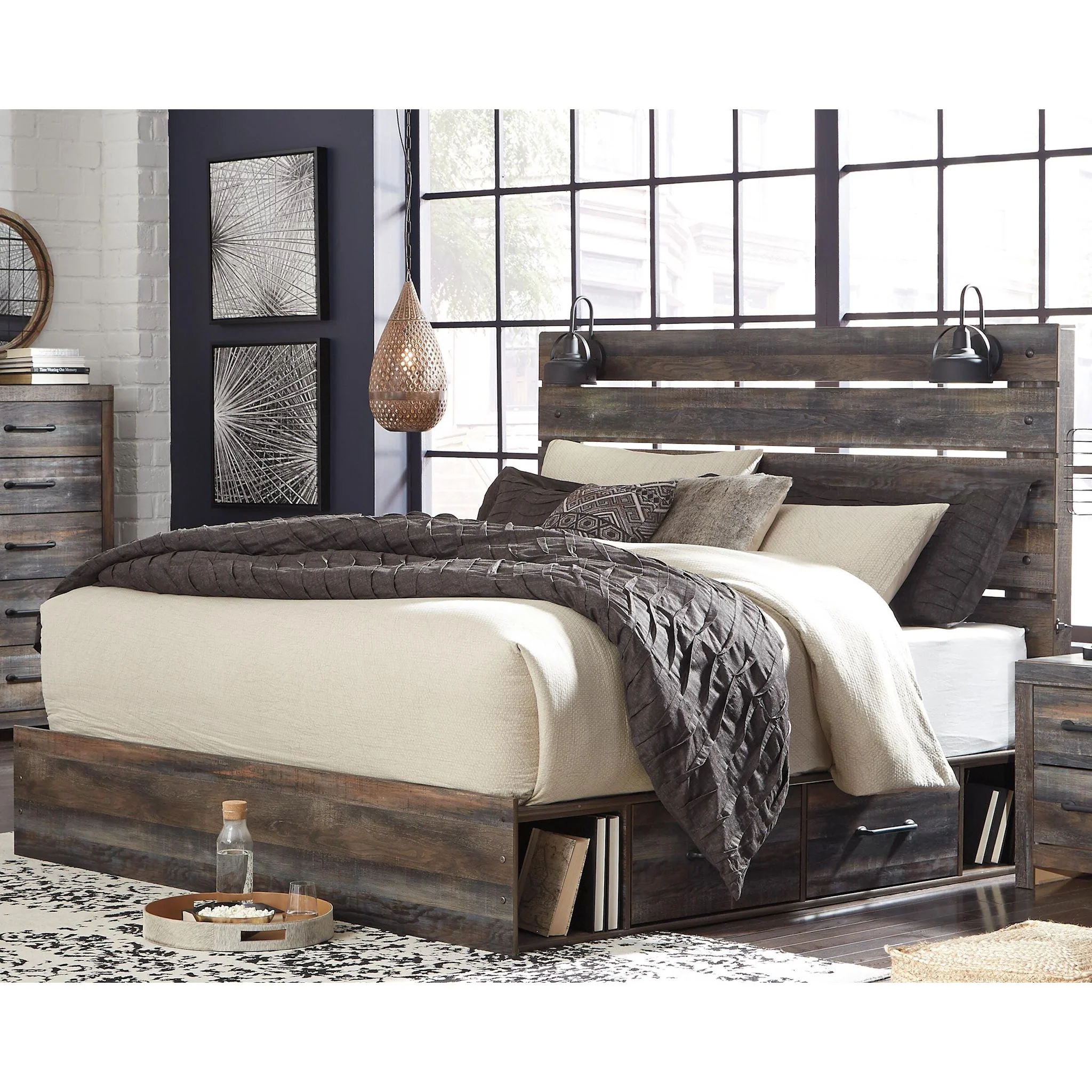 Drystan Panel Bed with 4 Drawer Storage - Image 29
