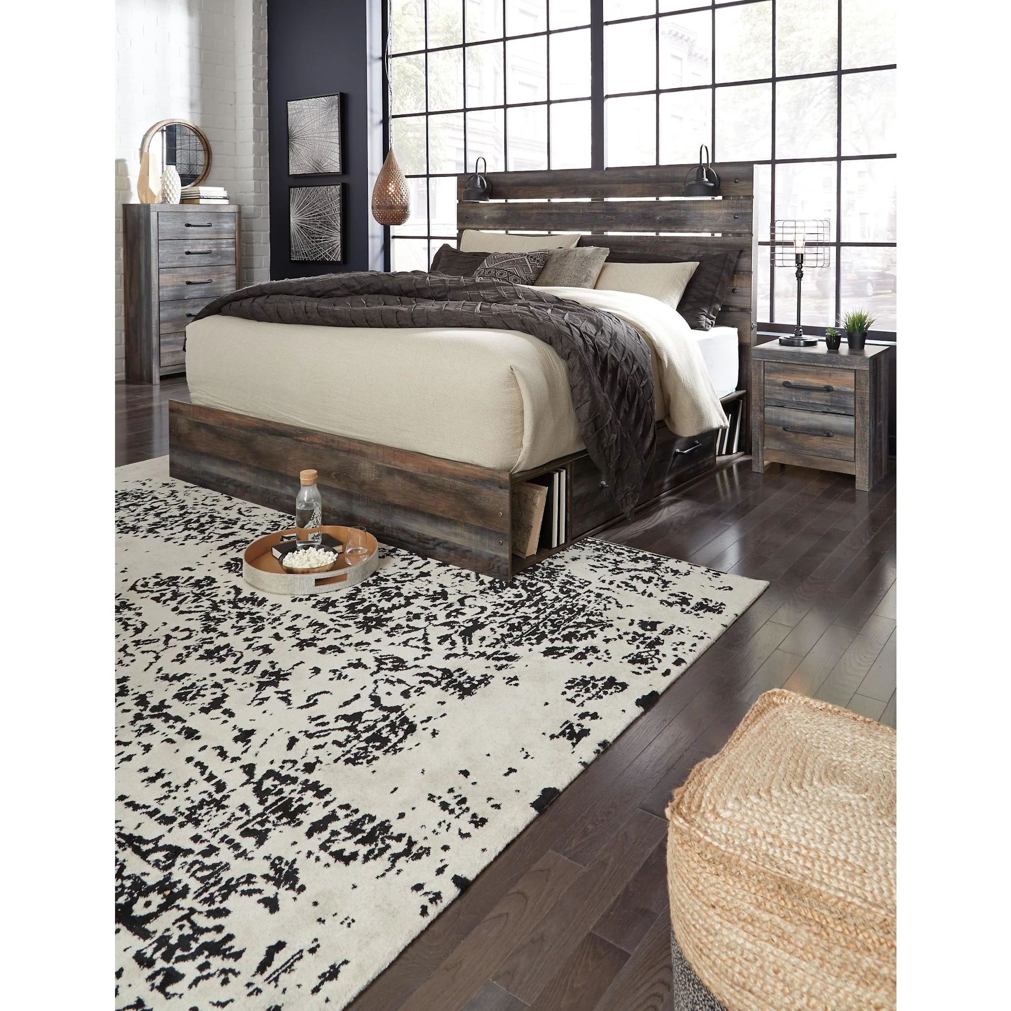 Drystan Panel Bed with 4 Drawer Storage - Image 33