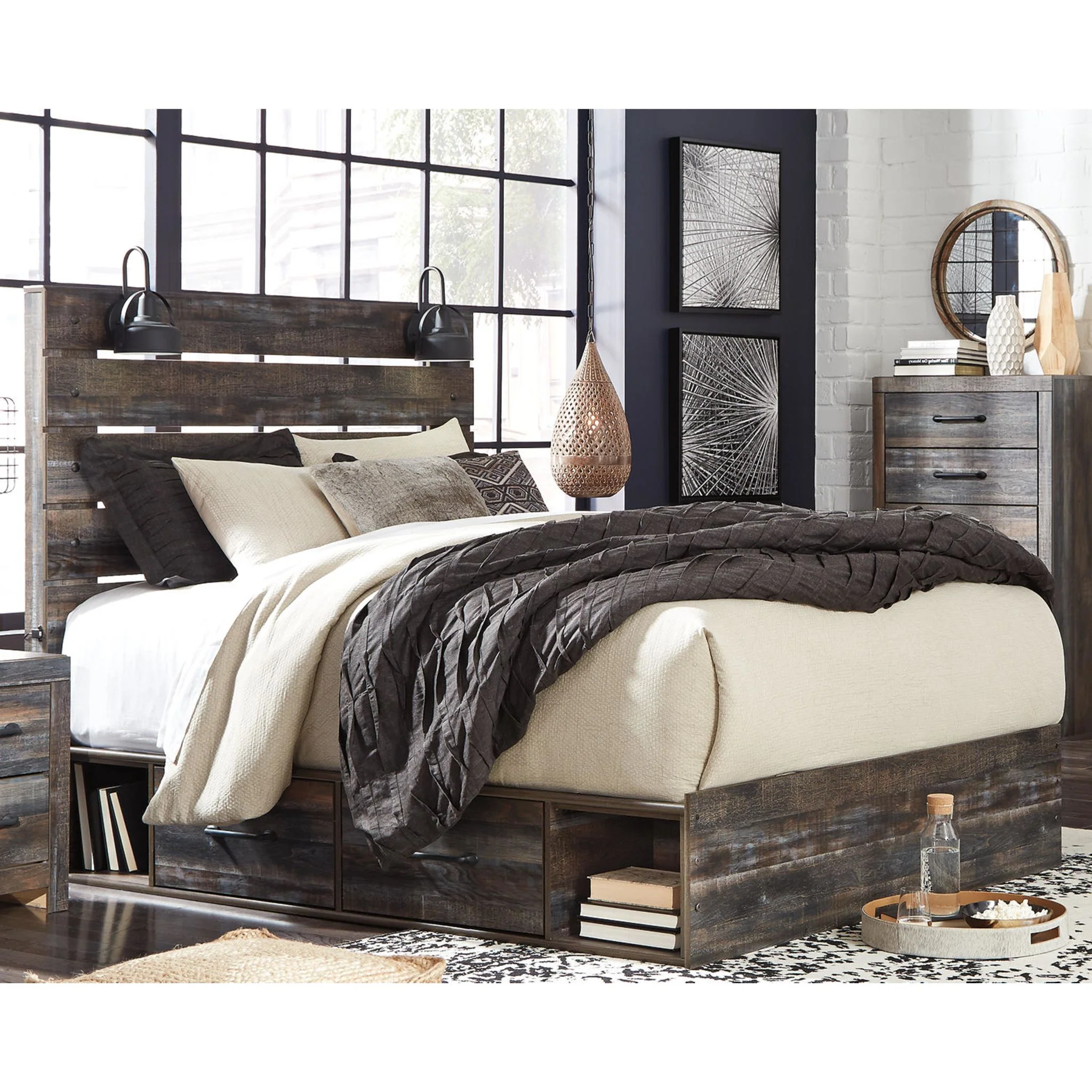 Drystan Panel Bed with 4 Drawer Storage - Image 6
