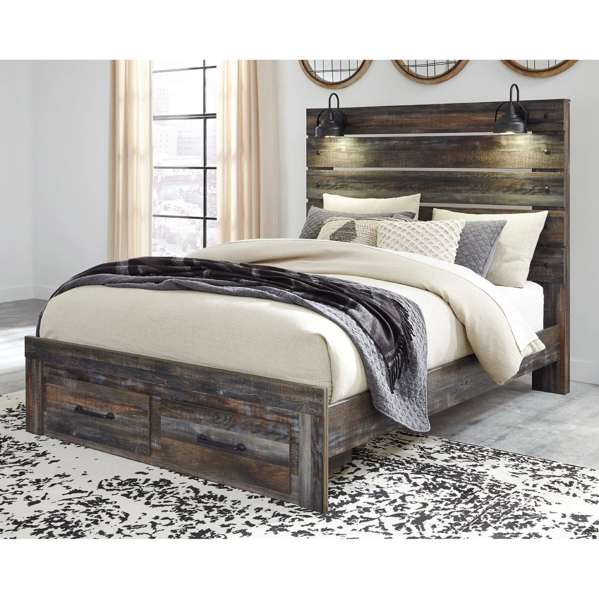 Drystan Panel Bed with Footboard Storage - Image 6