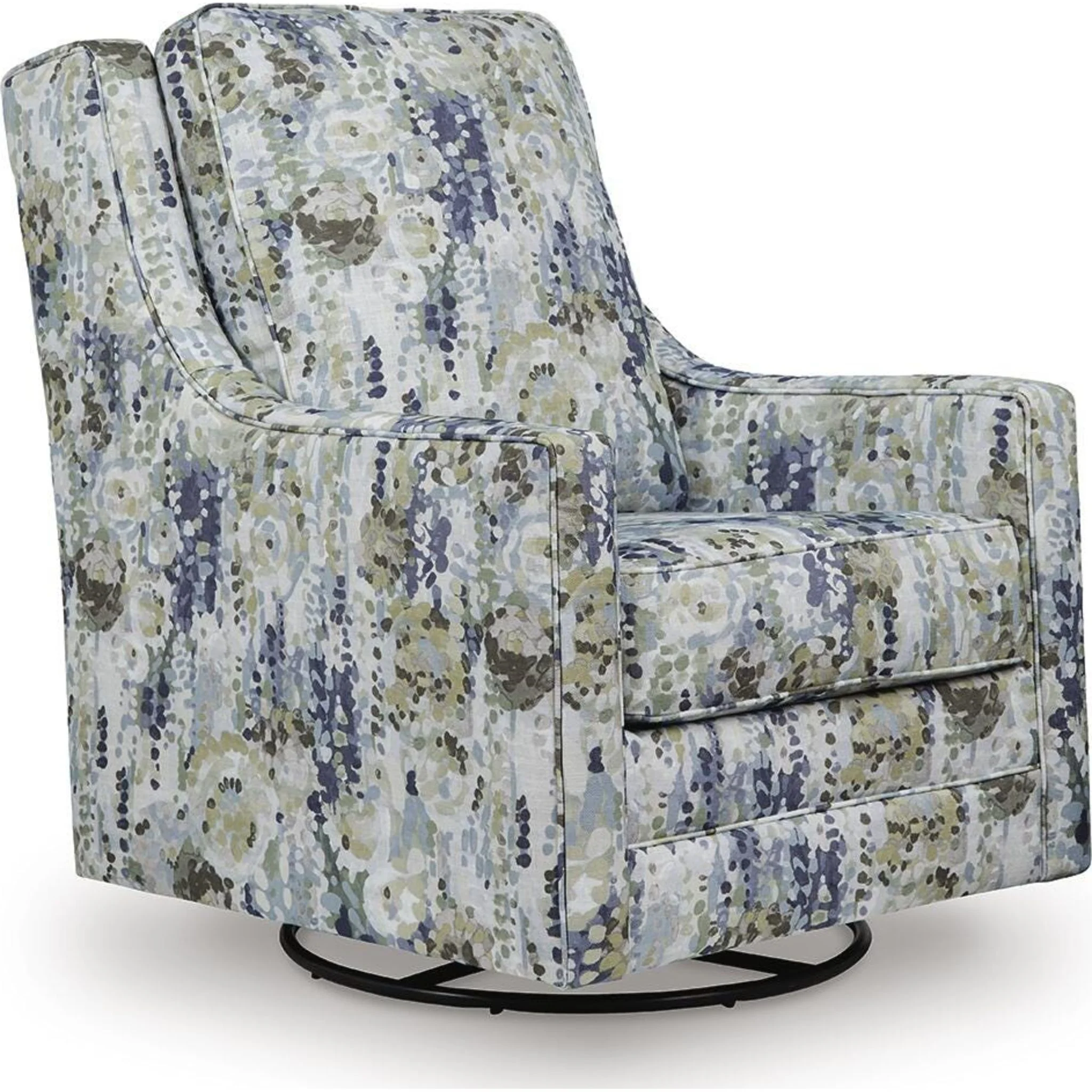 Dustinford Swivel Glider Accent Chair - Image 9
