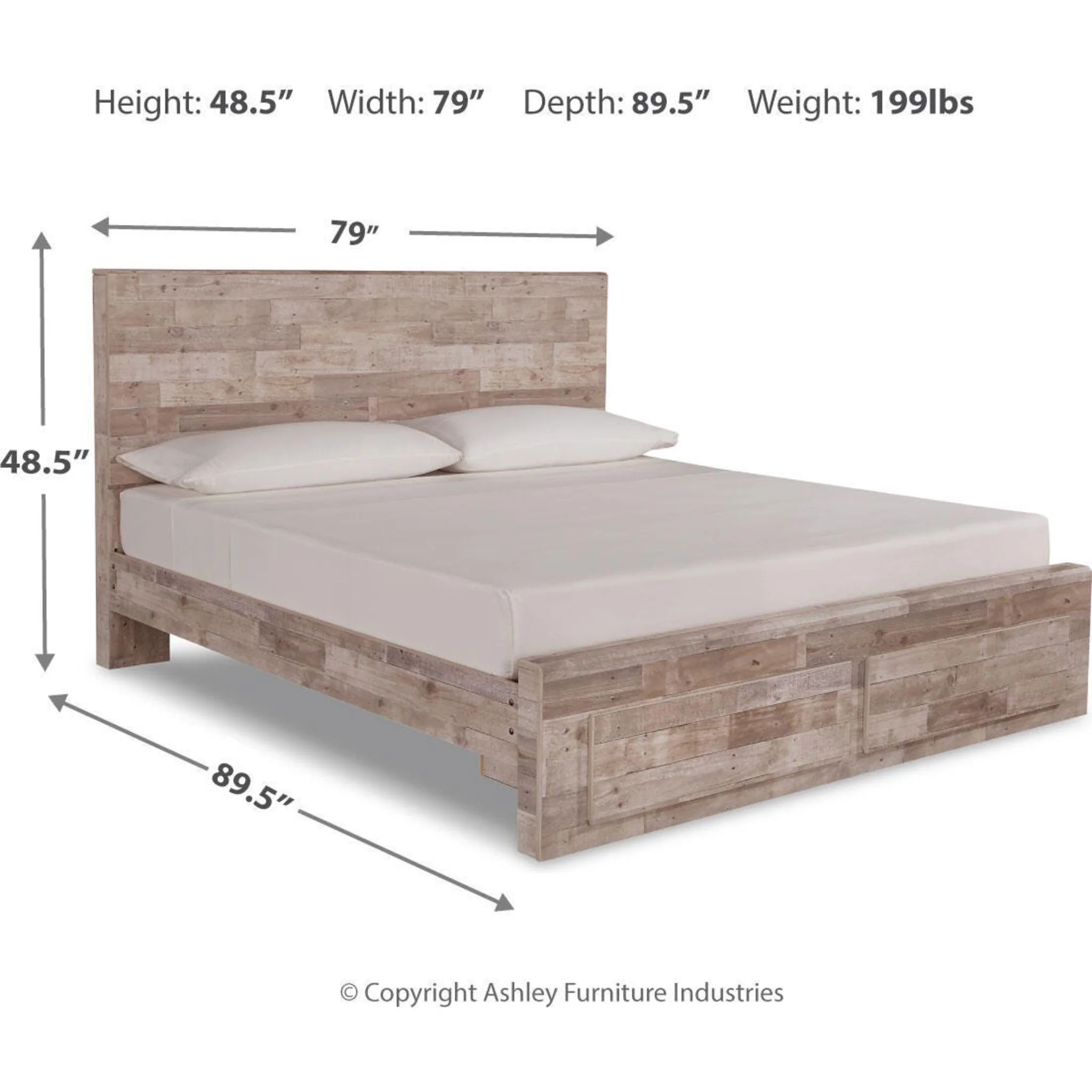 Effie-Exclusive Platform Bed with Footboard Storage - Image 29