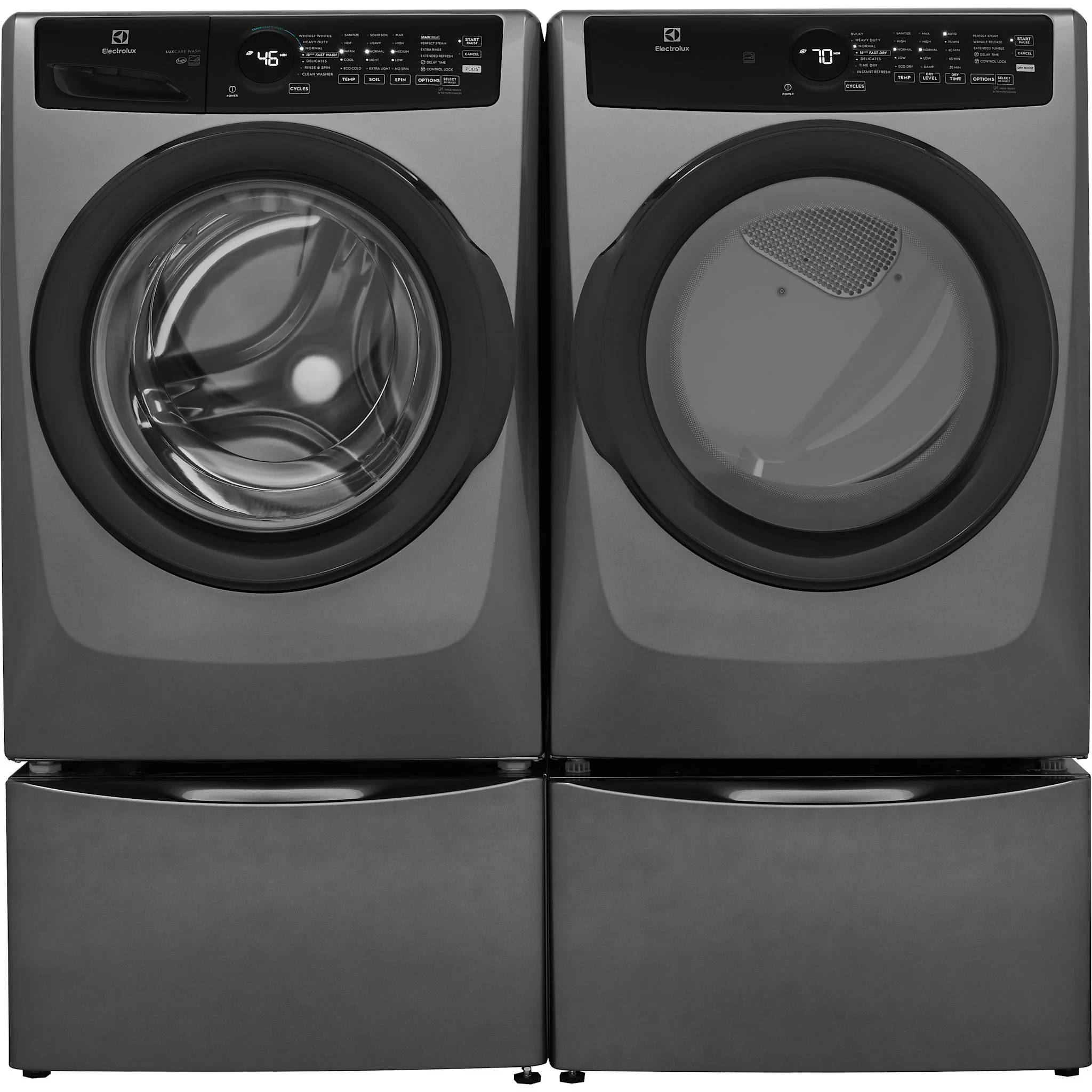 Electrolux Front Load Pair (ELFW7437AT-ELFE743CAT) - Titanium - Image 7