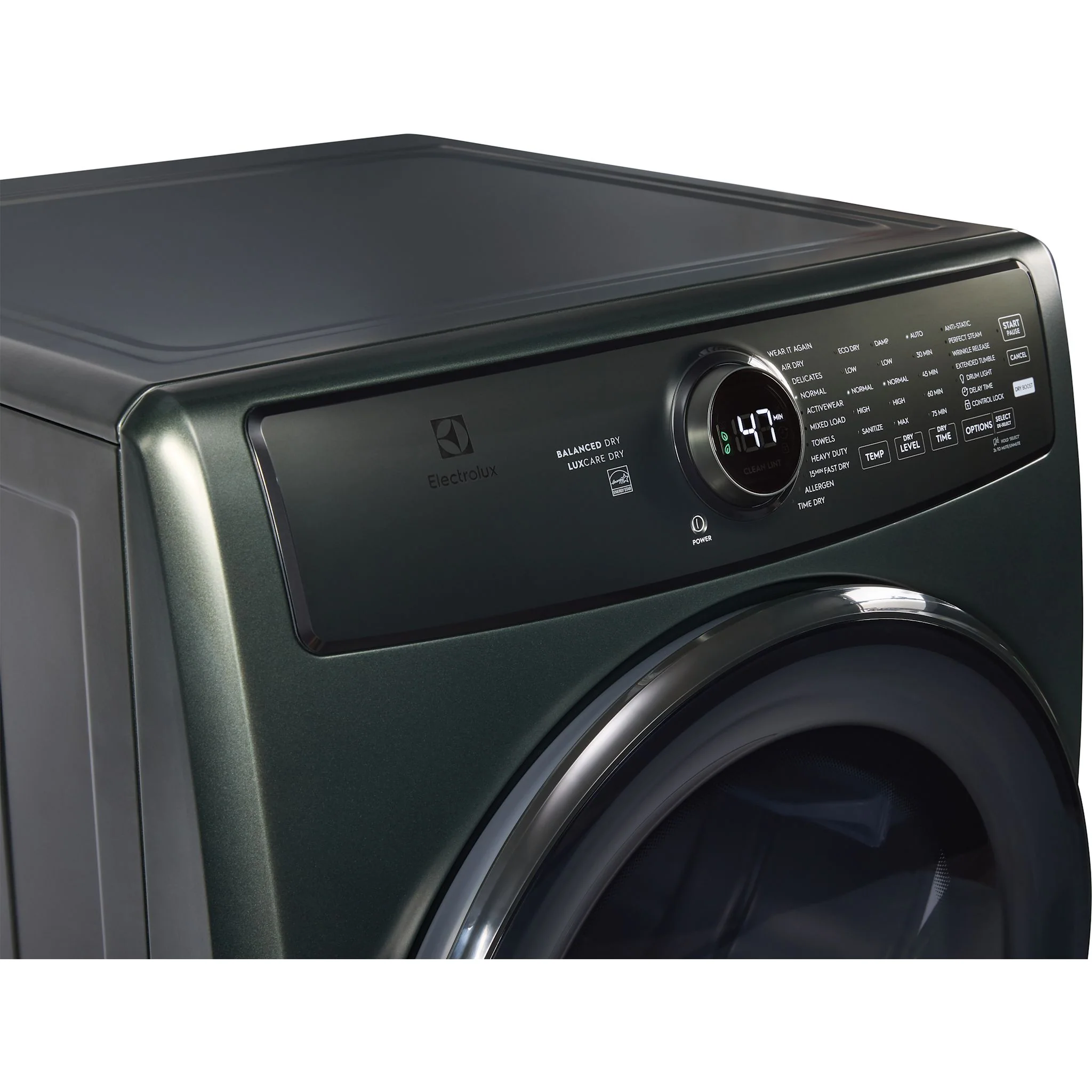 Electrolux Front Load Perfect Steam™ Gas Dryer with LuxCare® Dry and Instant Refresh – 8.0 Cu. Ft. - Green ( ELFG7738AA ) - Image 4