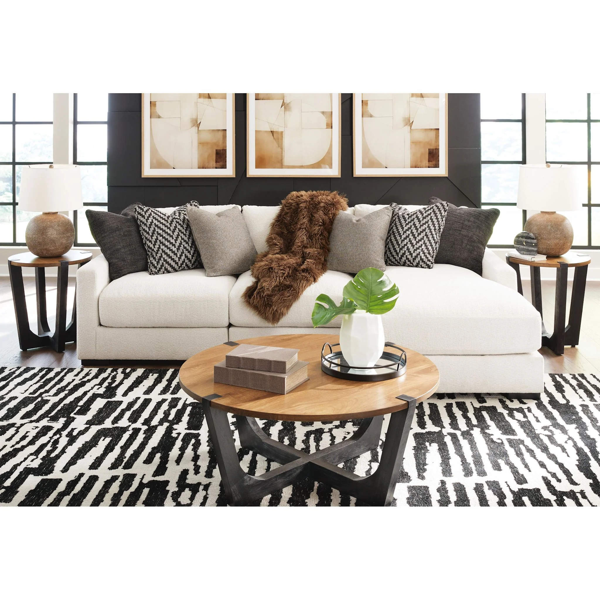 Elissa Court-Exclusive 3 Piece Modular Sectional with Chaise - Image 9
