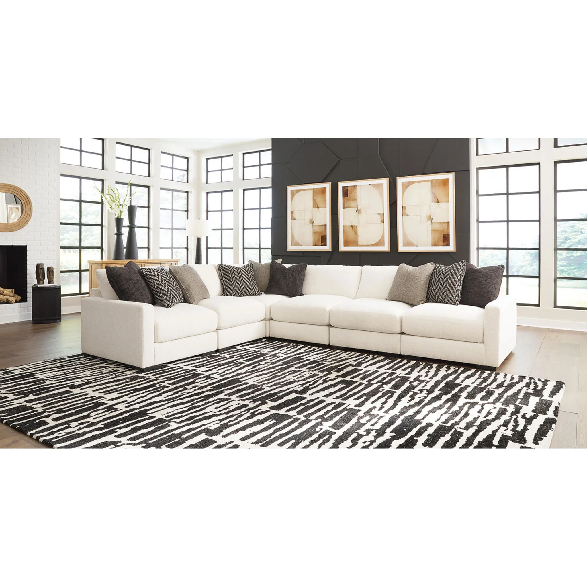 Elissa Court-Exclusive 6 Piece Modular Sectional - Image 2