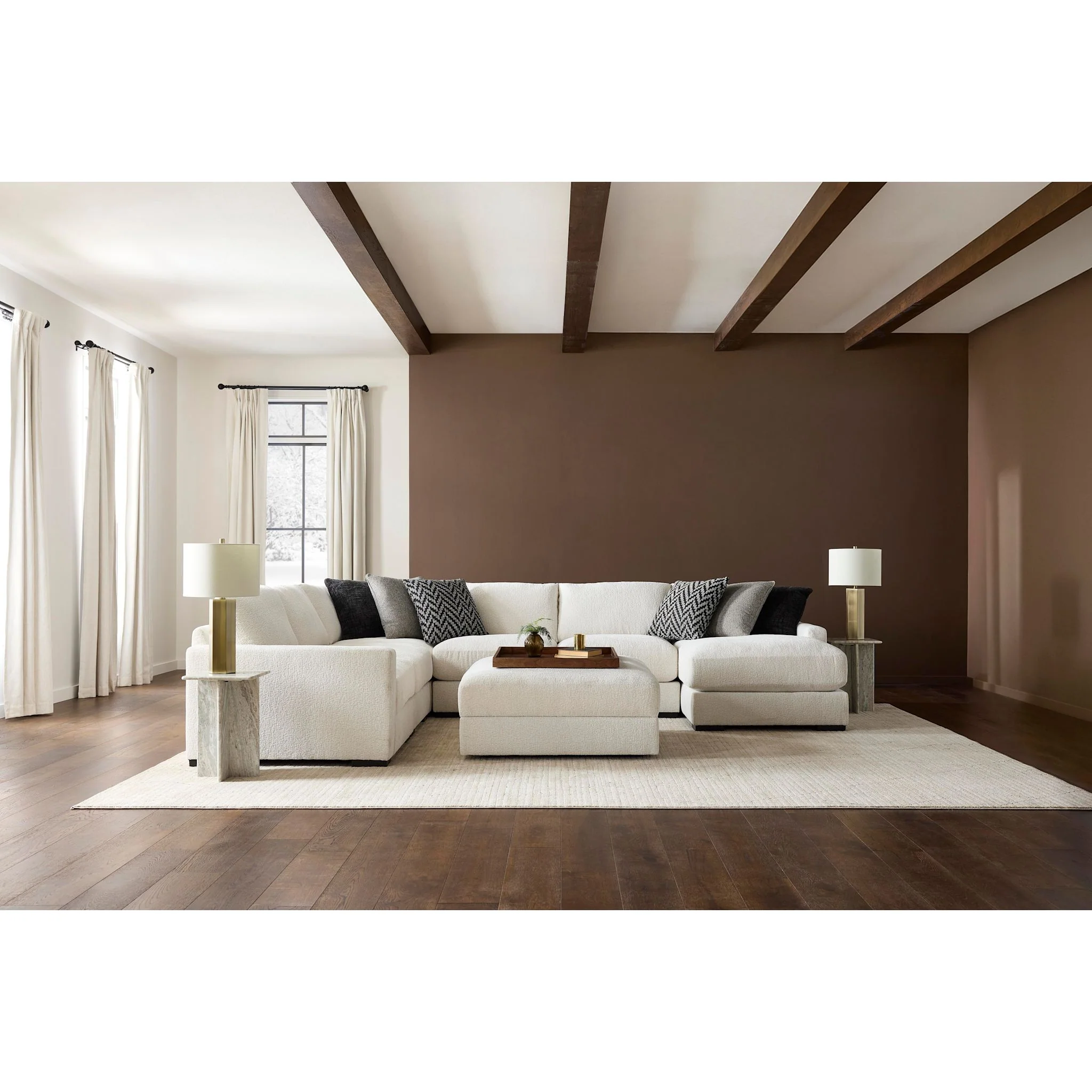 Elissa Court-Exclusive 6 Piece Modular Sectional with Chaise - Image 16