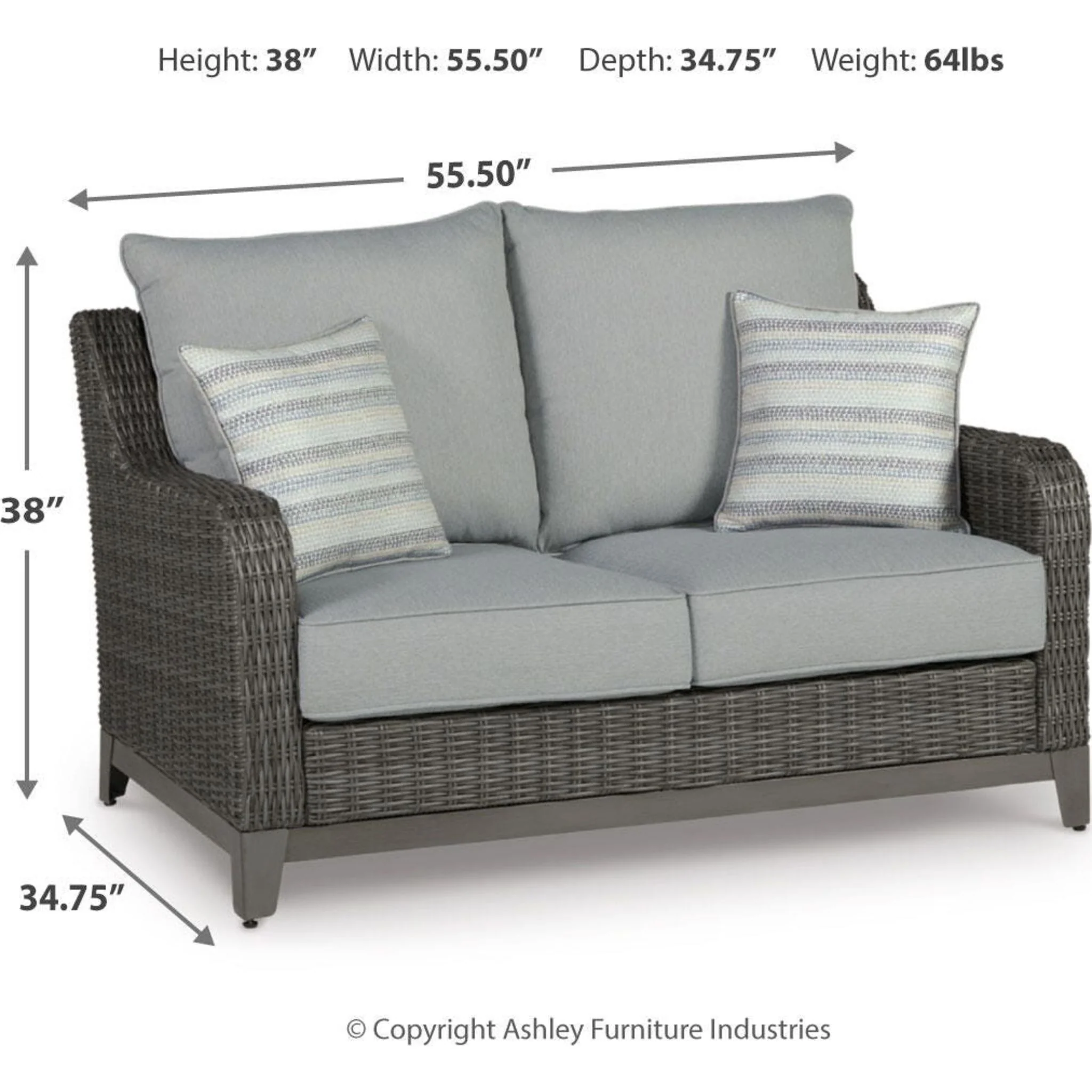 Elite Park 2 Piece Outdoor Seating - Image 21